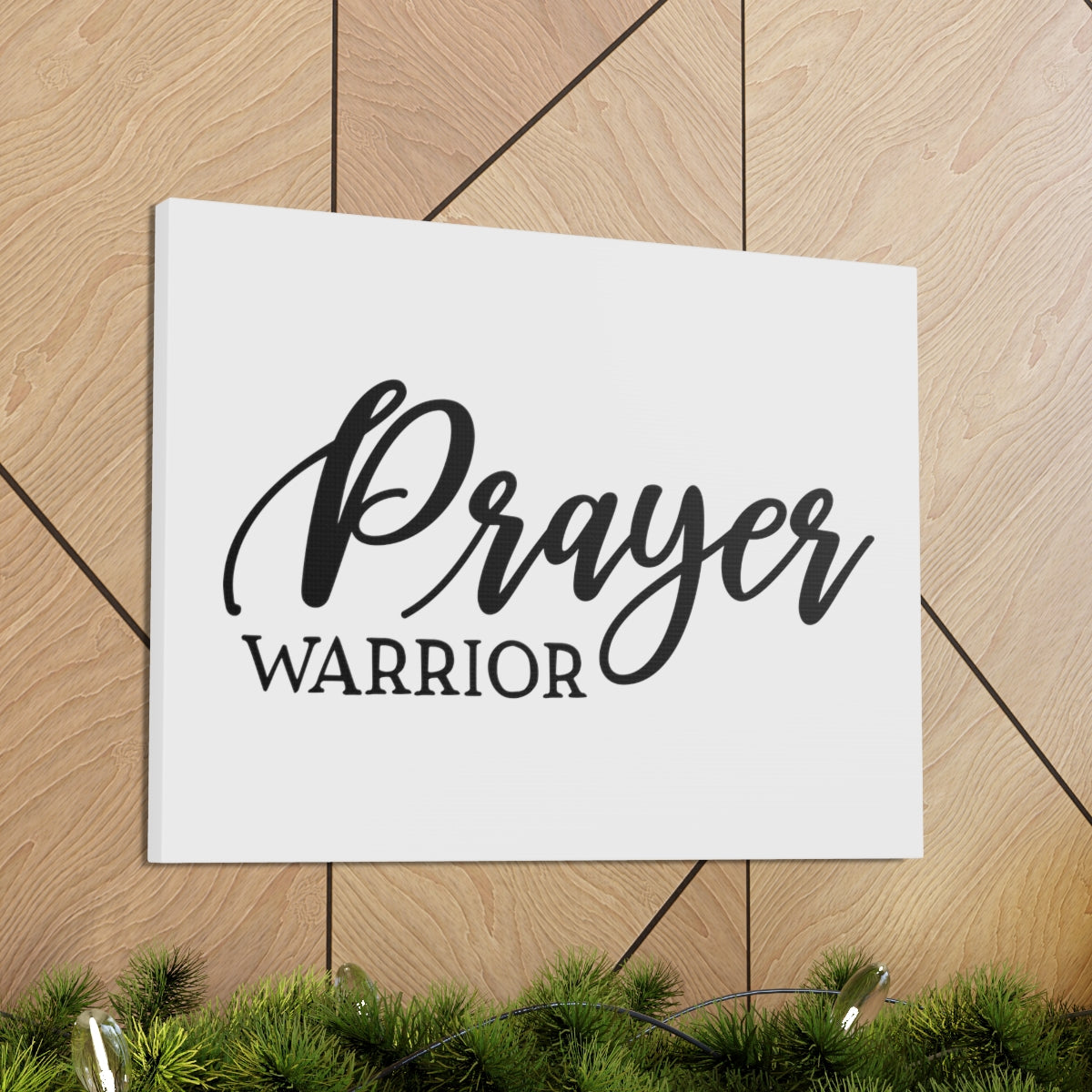 Scripture Walls Prayer Warrior 2 Chronicles 7:14 White Christian Wall Art Print Ready to Hang Unframed-Express Your Love Gifts
