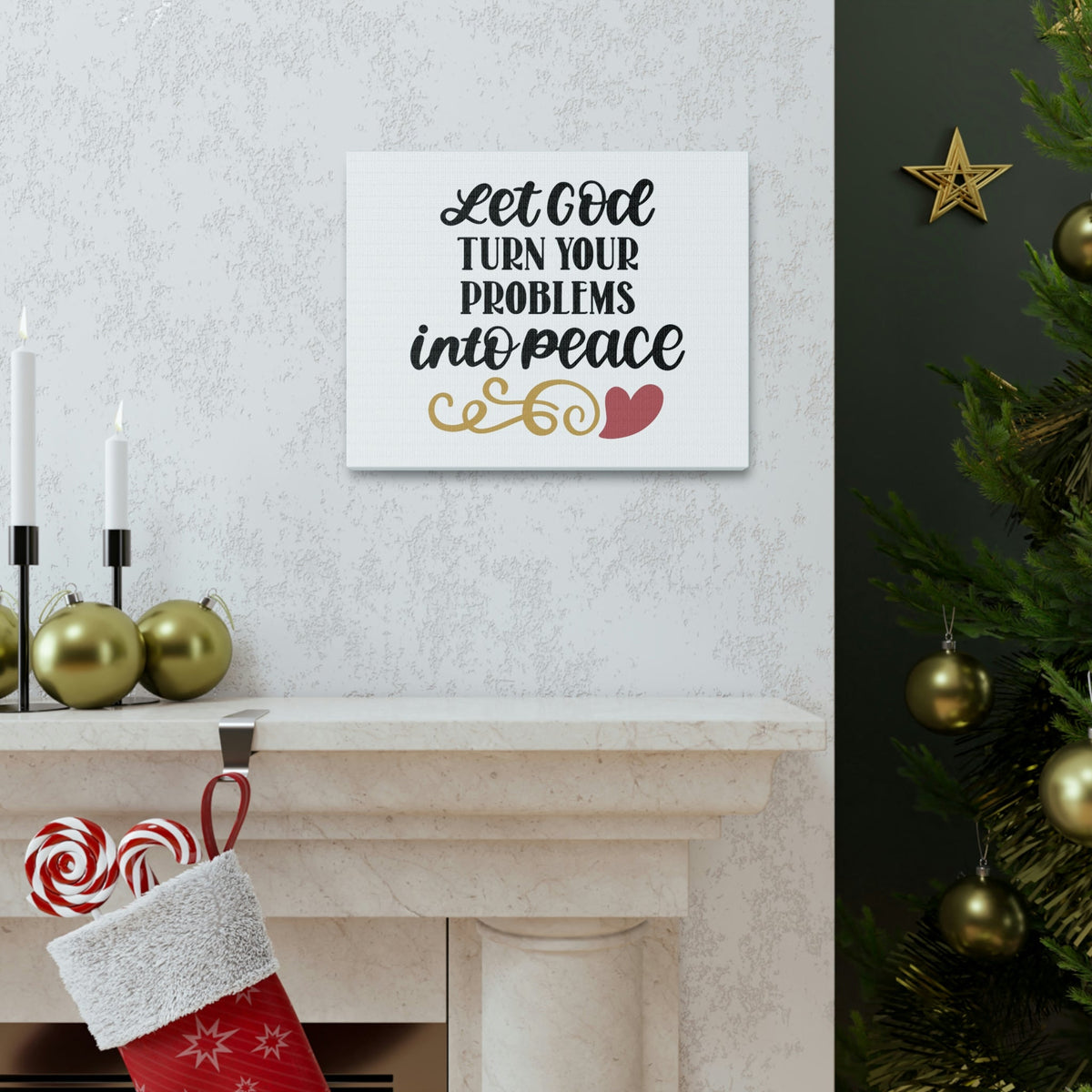 Scripture Walls Problems Into Peace Matthew 11:28 Christian Wall Art Bible Verse Print Ready to Hang Unframed-Express Your Love Gifts