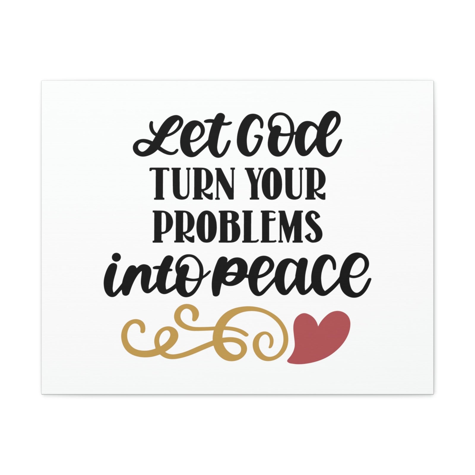 Scripture Walls Problems Into Peace Matthew 11:28 Christian Wall Art Bible Verse Print Ready to Hang Unframed-Express Your Love Gifts