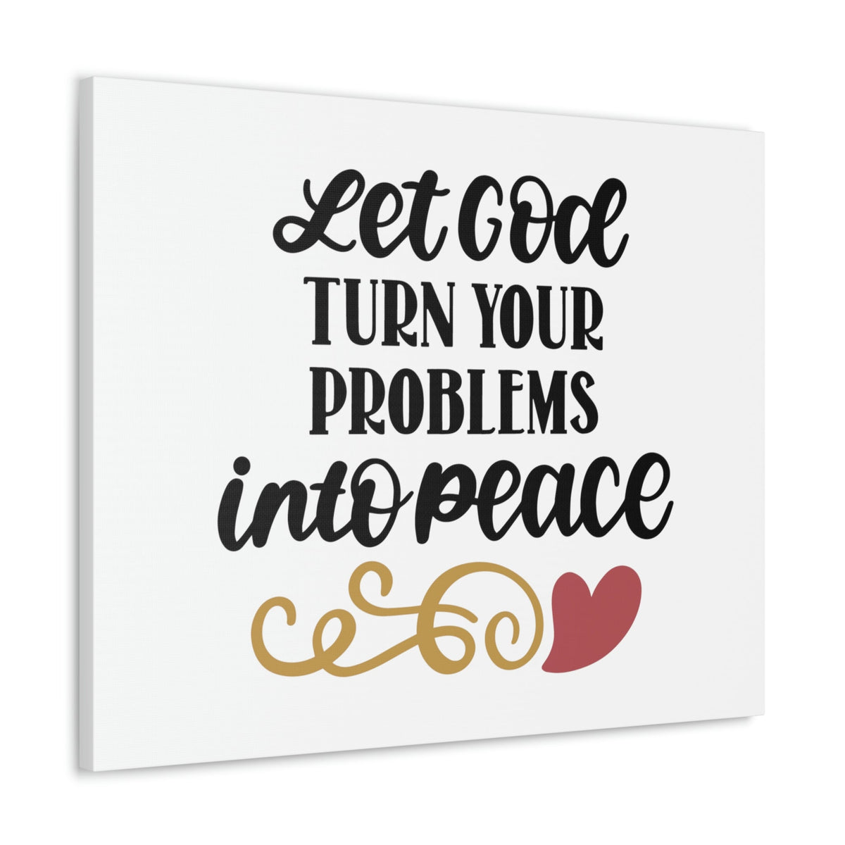 Scripture Walls Problems Into Peace Matthew 11:28 Christian Wall Art Bible Verse Print Ready to Hang Unframed-Express Your Love Gifts