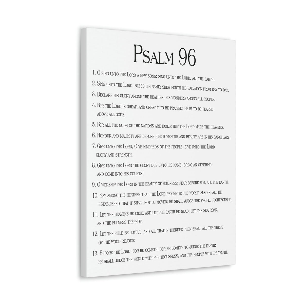 Scripture Walls Proclaiming His Glorious Wonders Psalm 96:7 Christian Wall Art Print Ready to Hang Unframed-Express Your Love Gifts