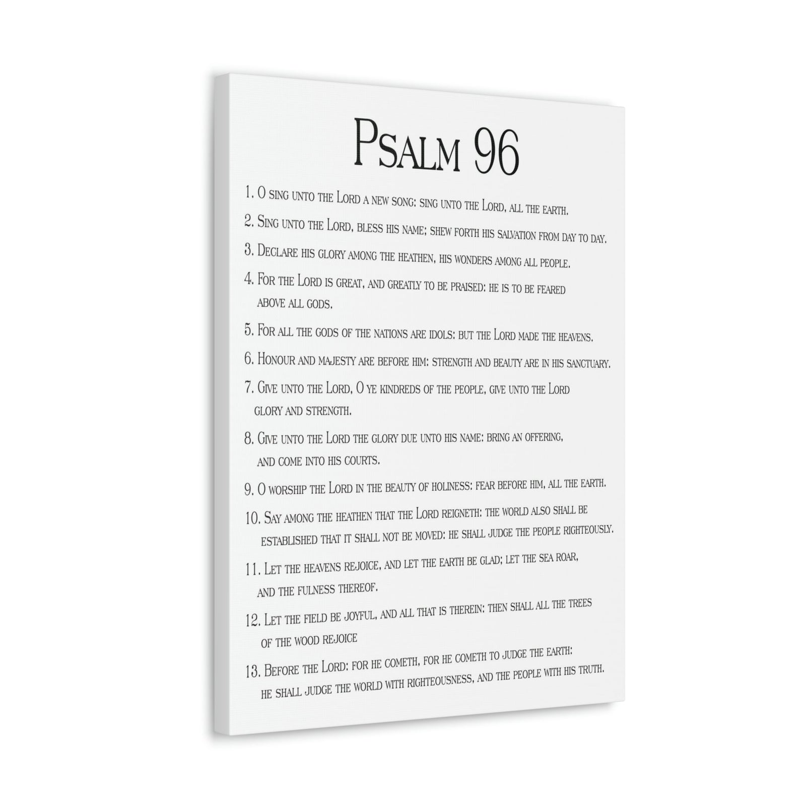 Scripture Walls Proclaiming His Glorious Wonders Psalm 96:7 Christian Wall Art Print Ready to Hang Unframed-Express Your Love Gifts