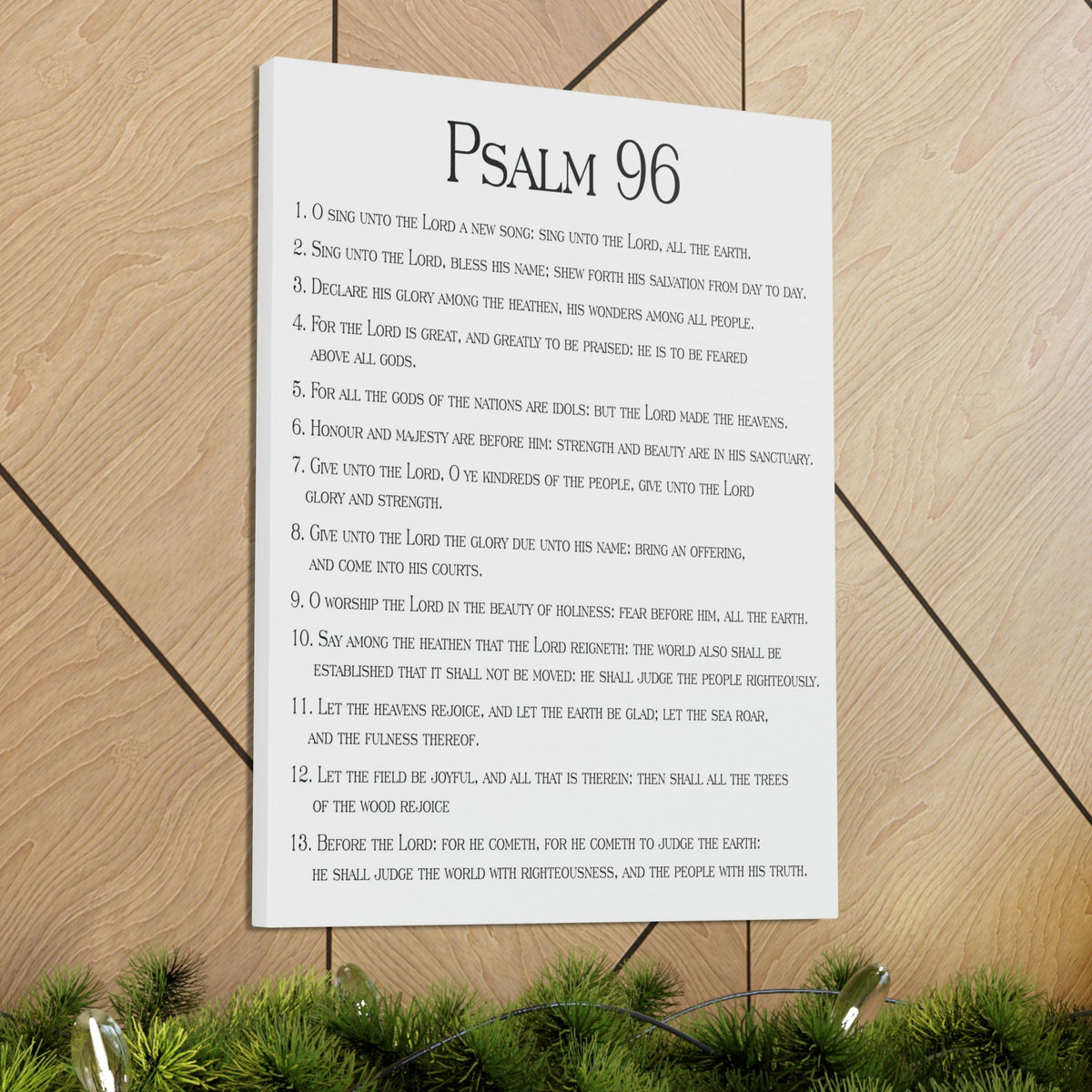 Scripture Walls Proclaiming His Glorious Wonders Psalm 96:7 Christian Wall Art Print Ready to Hang Unframed-Express Your Love Gifts