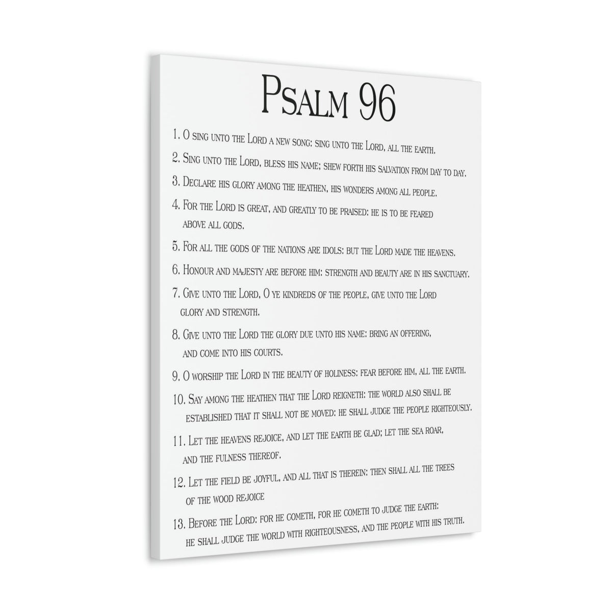 Scripture Walls Proclaiming His Glorious Wonders Psalm 96:7 Christian Wall Art Print Ready to Hang Unframed-Express Your Love Gifts