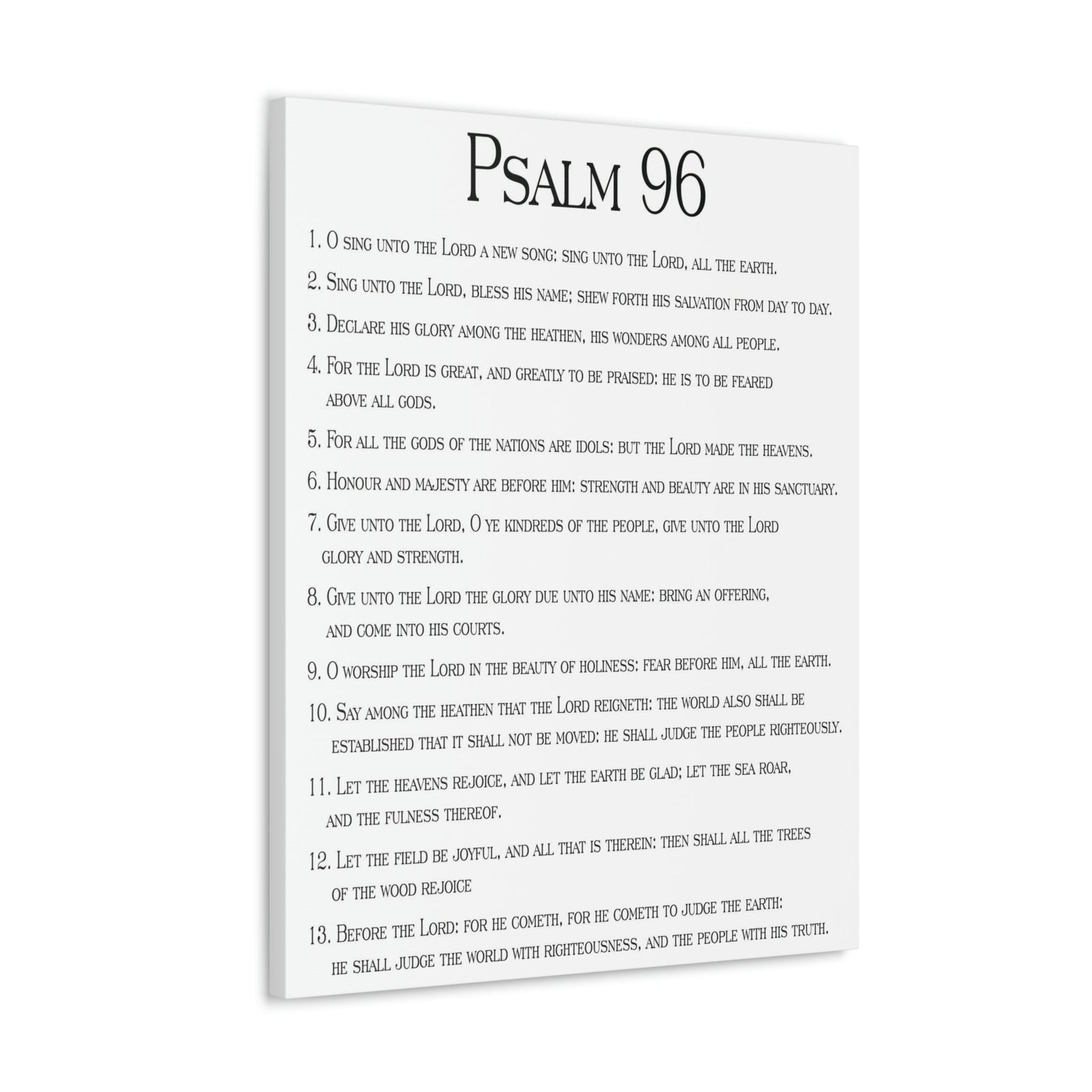Scripture Walls Proclaiming His Glorious Wonders Psalm 96:7 Christian Wall Art Print Ready to Hang Unframed-Express Your Love Gifts