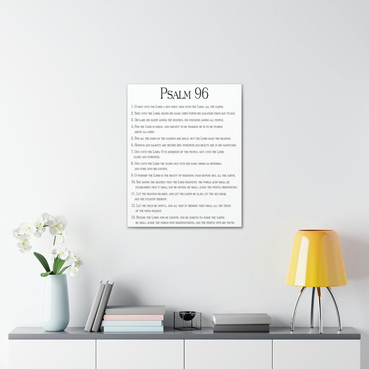 Scripture Walls Proclaiming His Glorious Wonders Psalm 96:7 Christian Wall Art Print Ready to Hang Unframed-Express Your Love Gifts