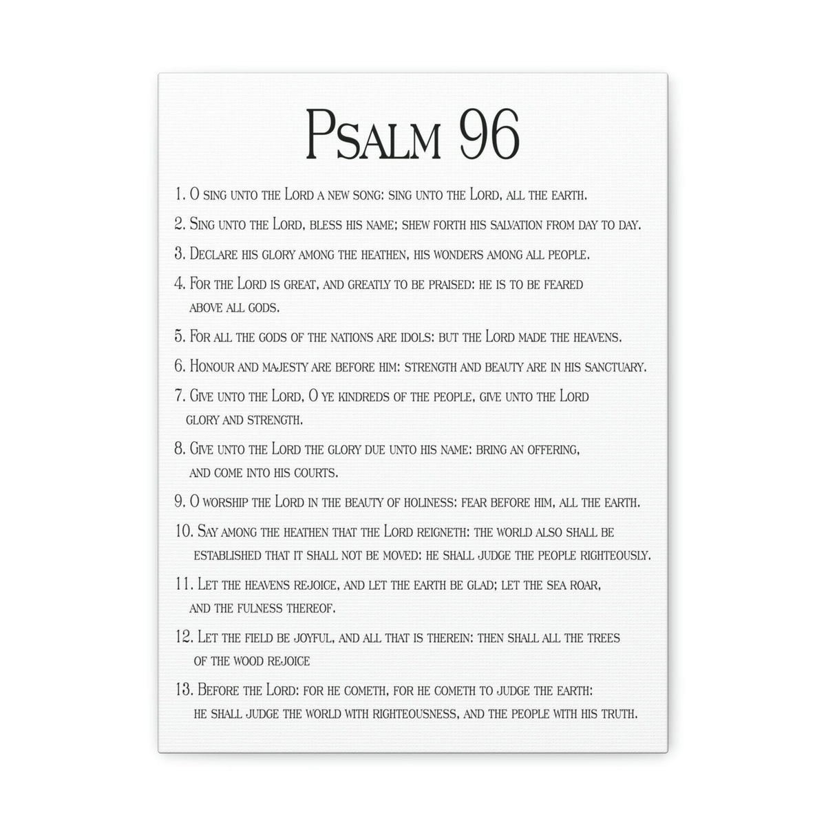 Scripture Walls Proclaiming His Glorious Wonders Psalm 96:7 Christian Wall Art Print Ready to Hang Unframed-Express Your Love Gifts