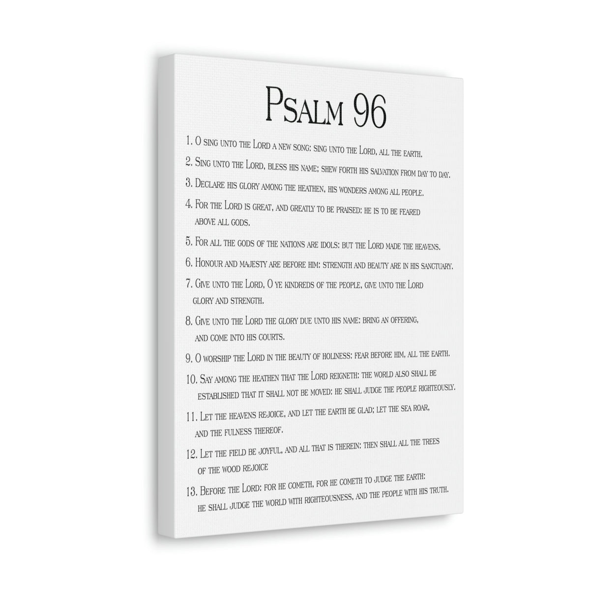 Scripture Walls Proclaiming His Glorious Wonders Psalm 96:7 Christian Wall Art Print Ready to Hang Unframed-Express Your Love Gifts