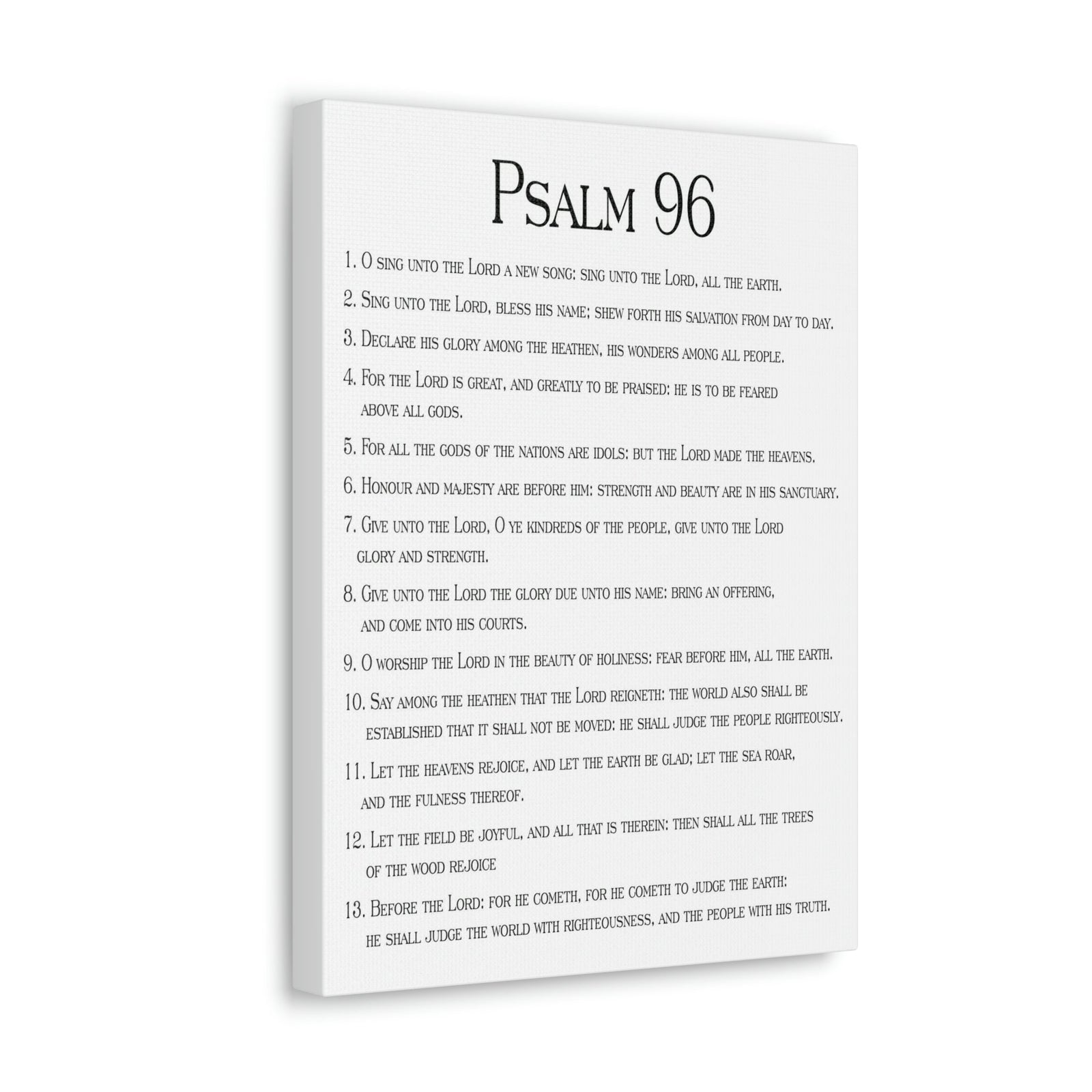 Scripture Walls Proclaiming His Glorious Wonders Psalm 96:7 Christian Wall Art Print Ready to Hang Unframed-Express Your Love Gifts