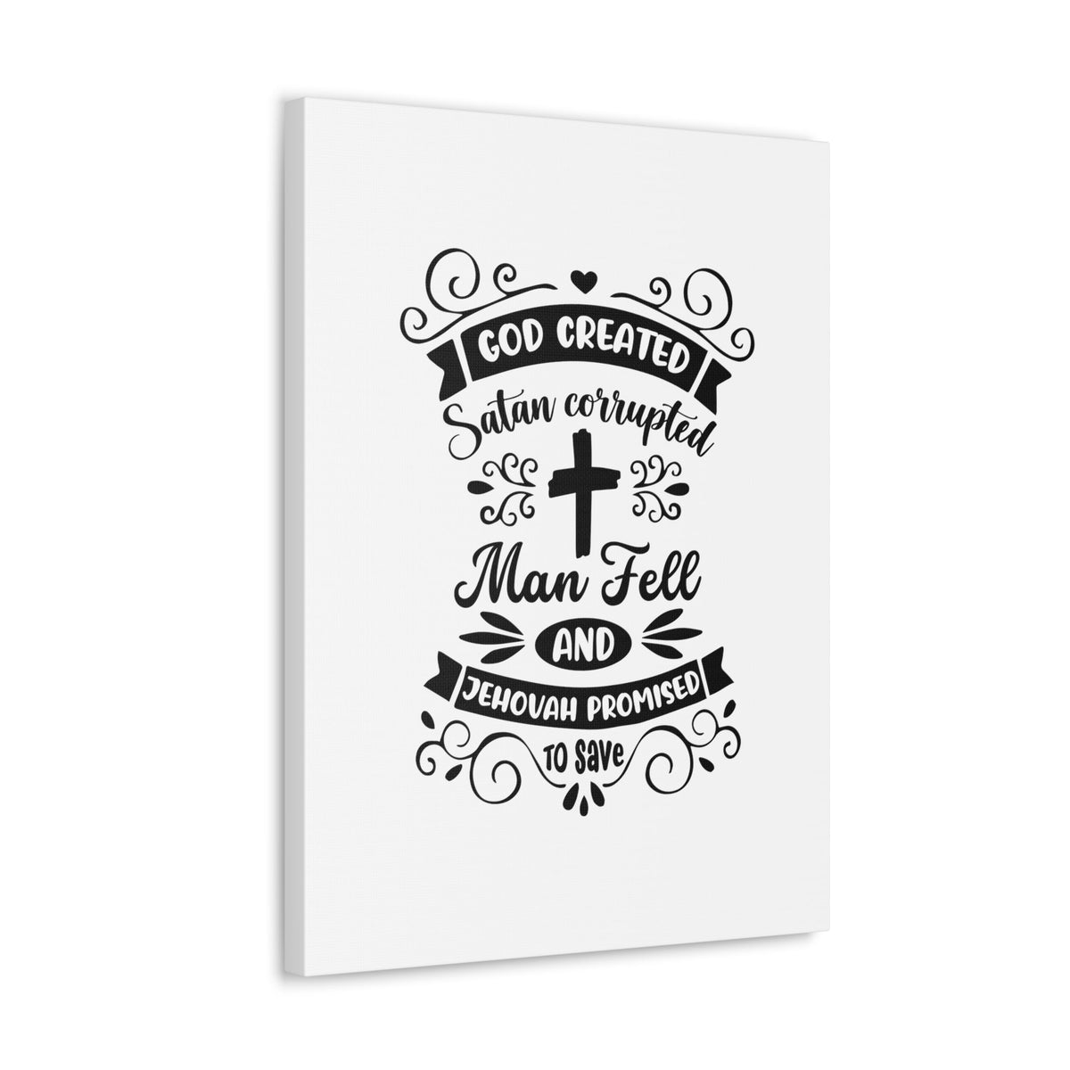 Scripture Walls Promised To Save Isaiah 45:18 Christian Wall Art Bible Verse Print Ready to Hang Unframed-Express Your Love Gifts