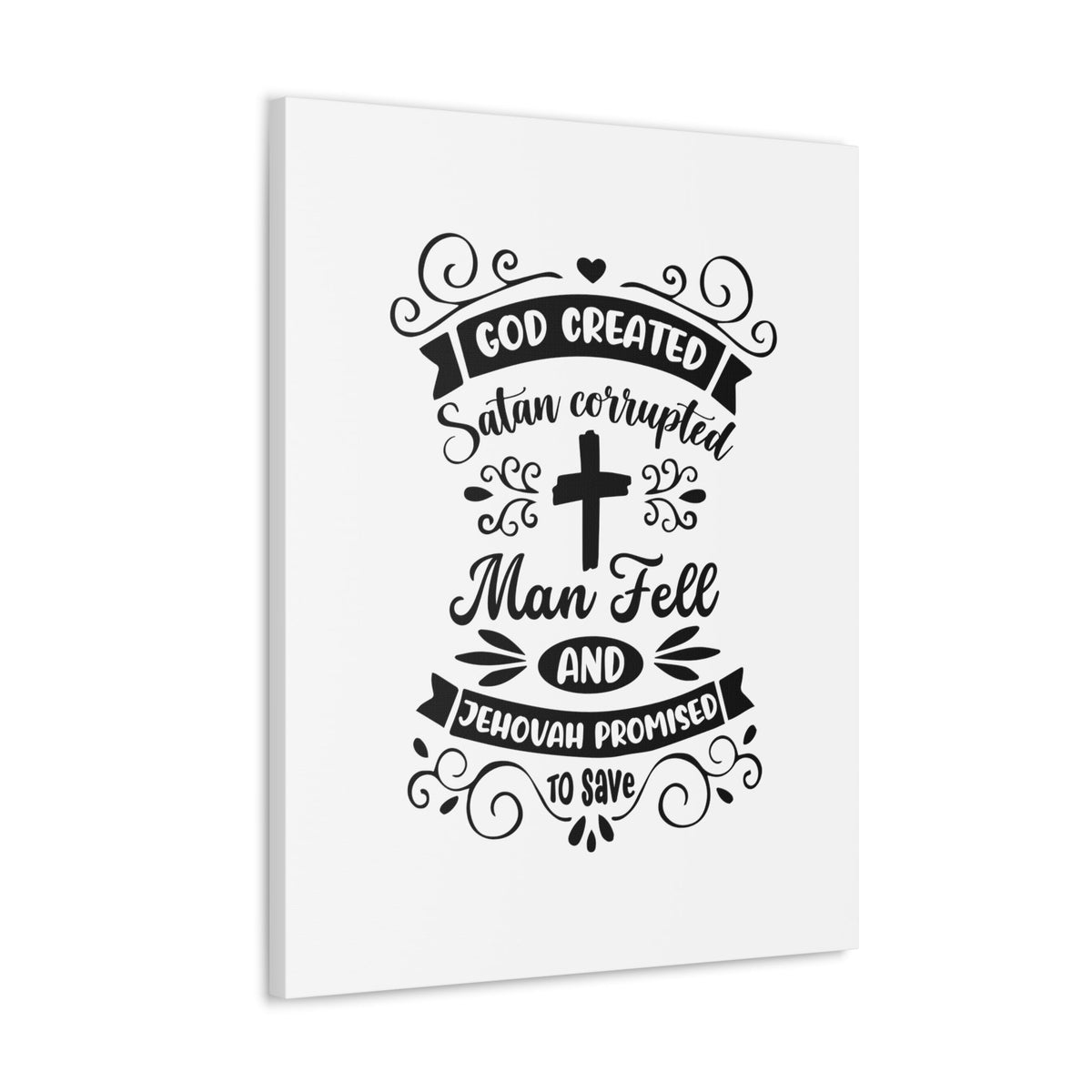 Scripture Walls Promised To Save Isaiah 45:18 Christian Wall Art Bible Verse Print Ready to Hang Unframed-Express Your Love Gifts