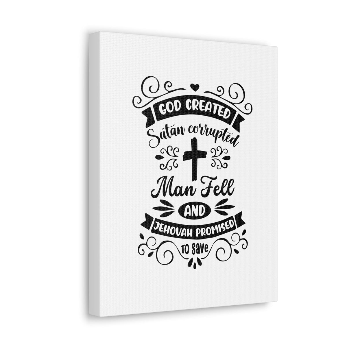 Scripture Walls Promised To Save Isaiah 45:18 Christian Wall Art Bible Verse Print Ready to Hang Unframed-Express Your Love Gifts