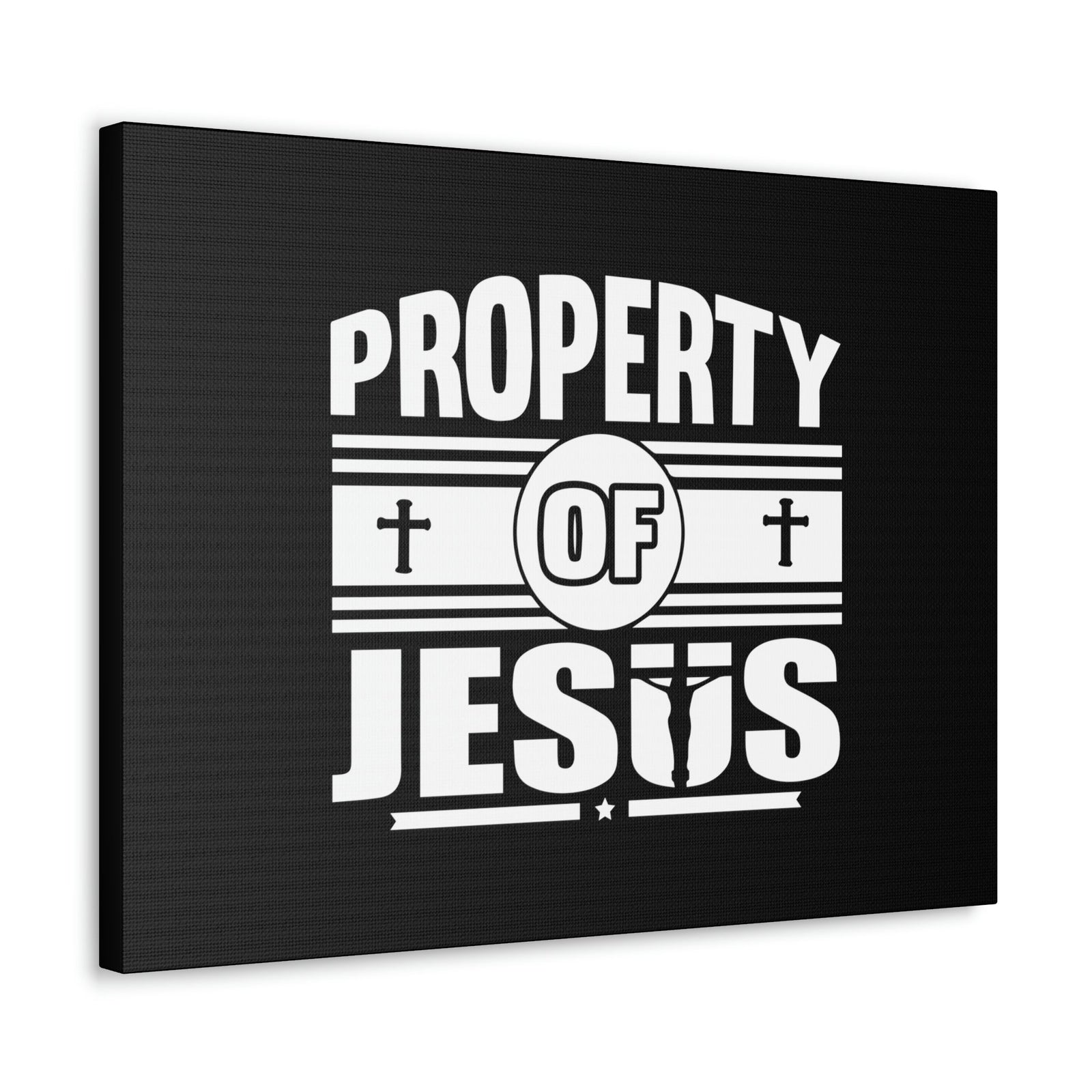 Scripture Walls Property Of Jesus 1 Corinthians 6:19 Cross Christian Wall Art Bible Verse Print Ready to Hang Unframed-Express Your Love Gifts