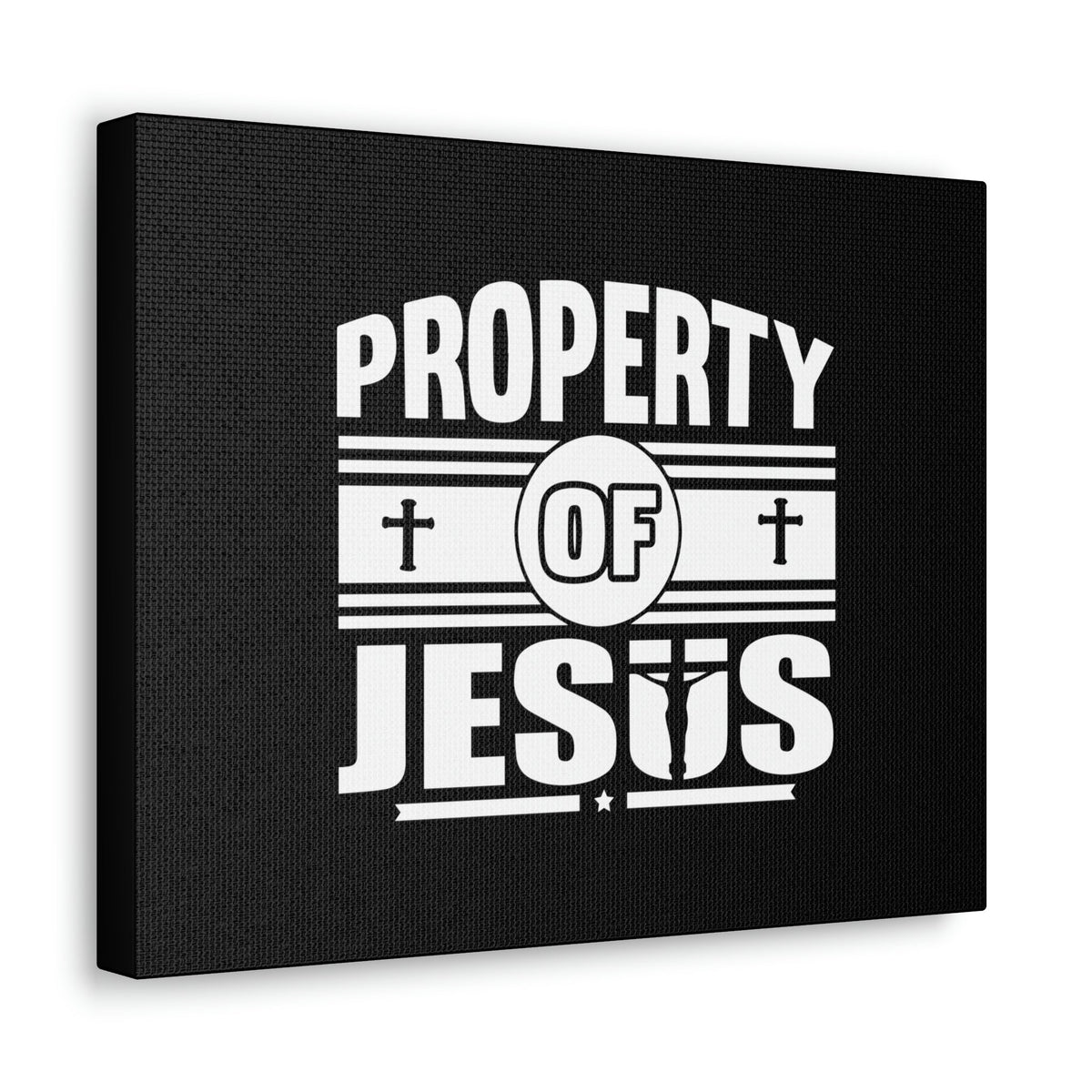 Scripture Walls Property Of Jesus 1 Corinthians 6:19 Cross Christian Wall Art Bible Verse Print Ready to Hang Unframed-Express Your Love Gifts