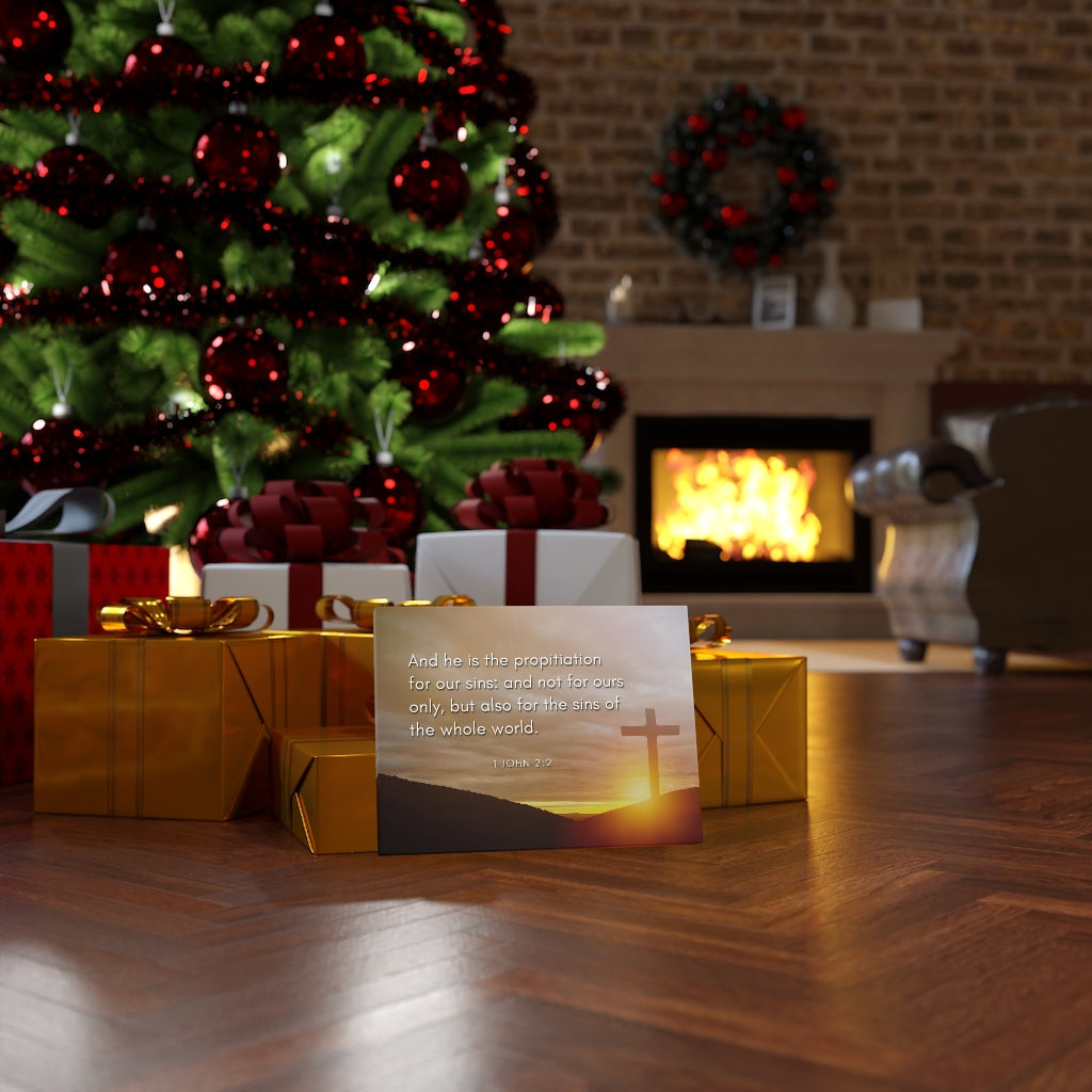 Scripture Walls Propitiation For Our Sins 1 John 2:2 Bible Verse Canvas Christian Wall Art Ready to Hang Unframed-Express Your Love Gifts