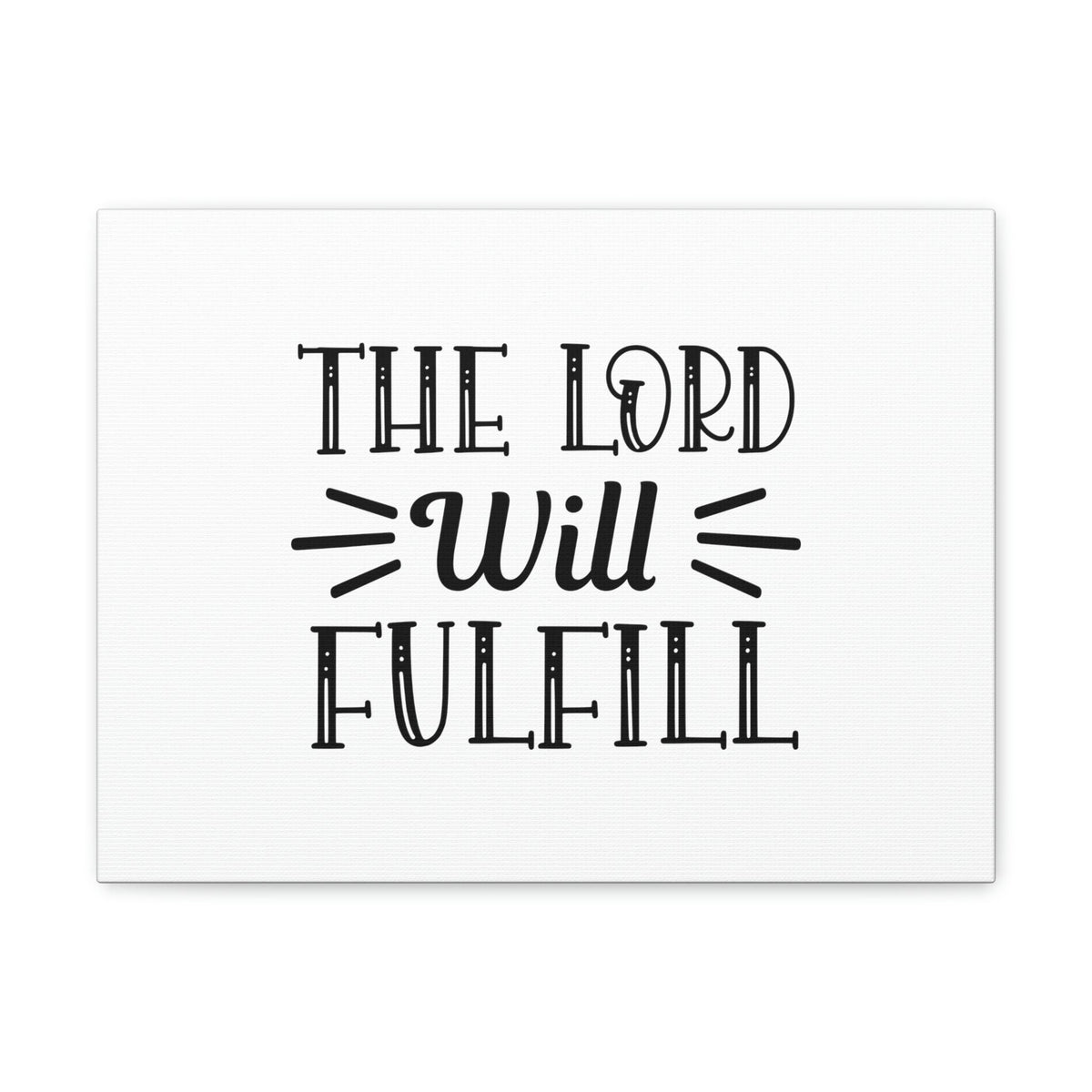 Scripture Walls Psalm 138:8 Lord Fulfills Plain Christian Wall Art Bible Verse Print Ready to Hang Unframed-Express Your Love Gifts