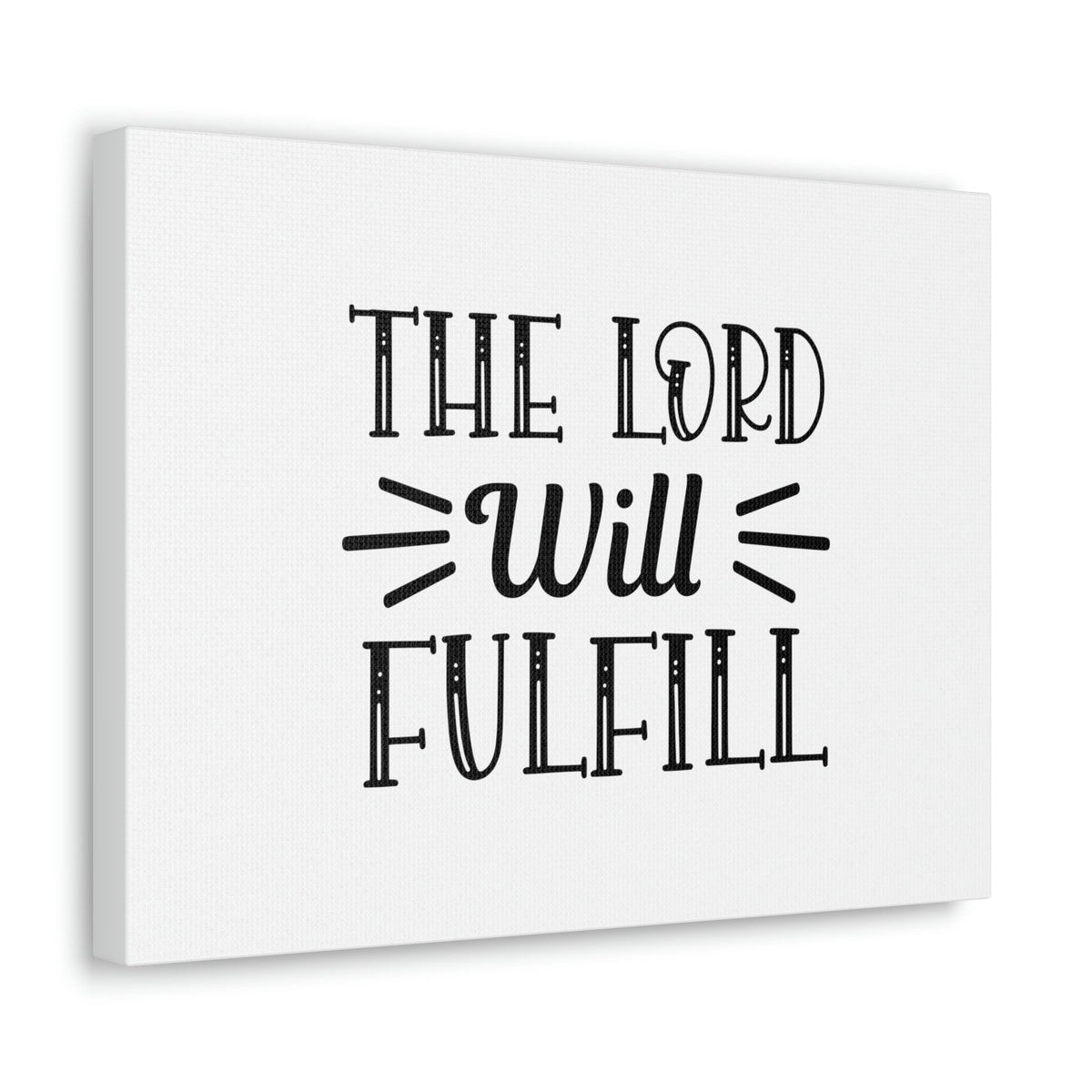 Scripture Walls Psalm 138:8 Lord Fulfills Plain Christian Wall Art Bible Verse Print Ready to Hang Unframed-Express Your Love Gifts