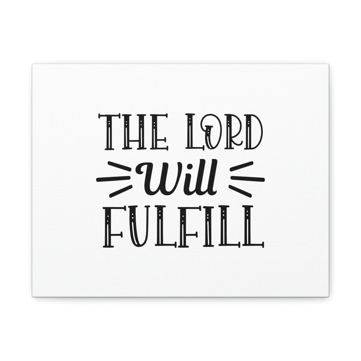 Scripture Walls Psalm 138:8 Lord Fulfills Plain Christian Wall Art Bible Verse Print Ready to Hang Unframed-Express Your Love Gifts