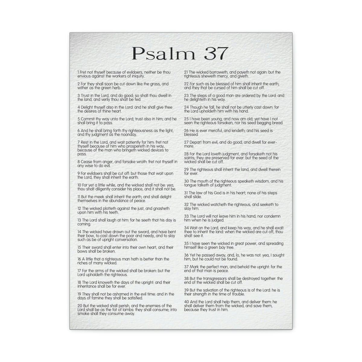 Scripture Walls Psalm 37 Delighting in His Righteousness Christian Wall Art Bible Verse Print Ready to Hang Unframed-Express Your Love Gifts