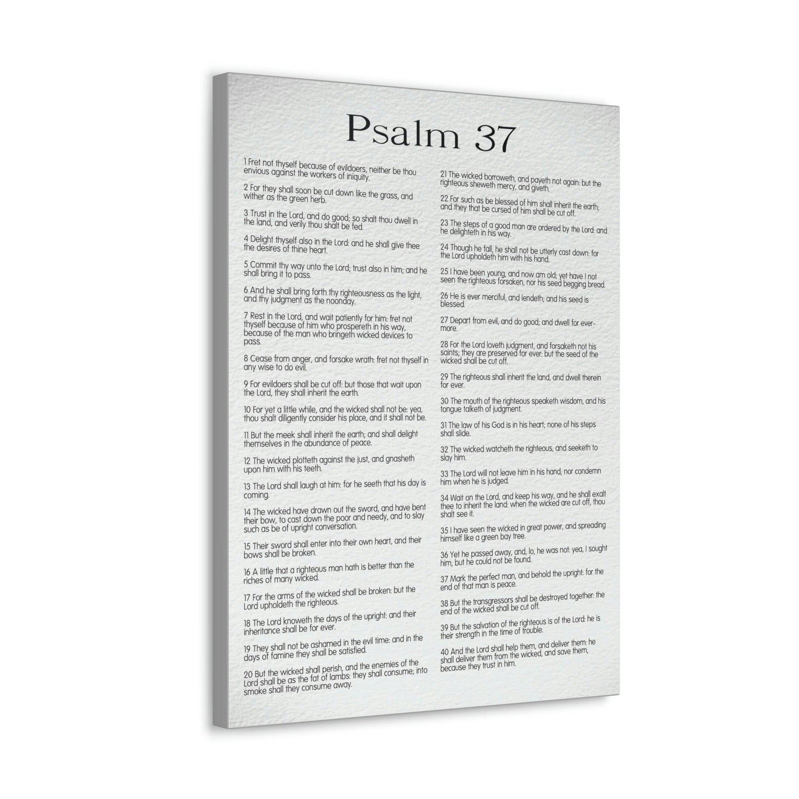 Scripture Walls Psalm 37 Delighting in His Righteousness Christian Wall Art Bible Verse Print Ready to Hang Unframed-Express Your Love Gifts