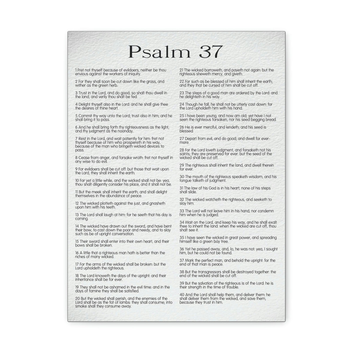 Scripture Walls Psalm 37 Delighting in His Righteousness Christian Wall Art Bible Verse Print Ready to Hang Unframed-Express Your Love Gifts