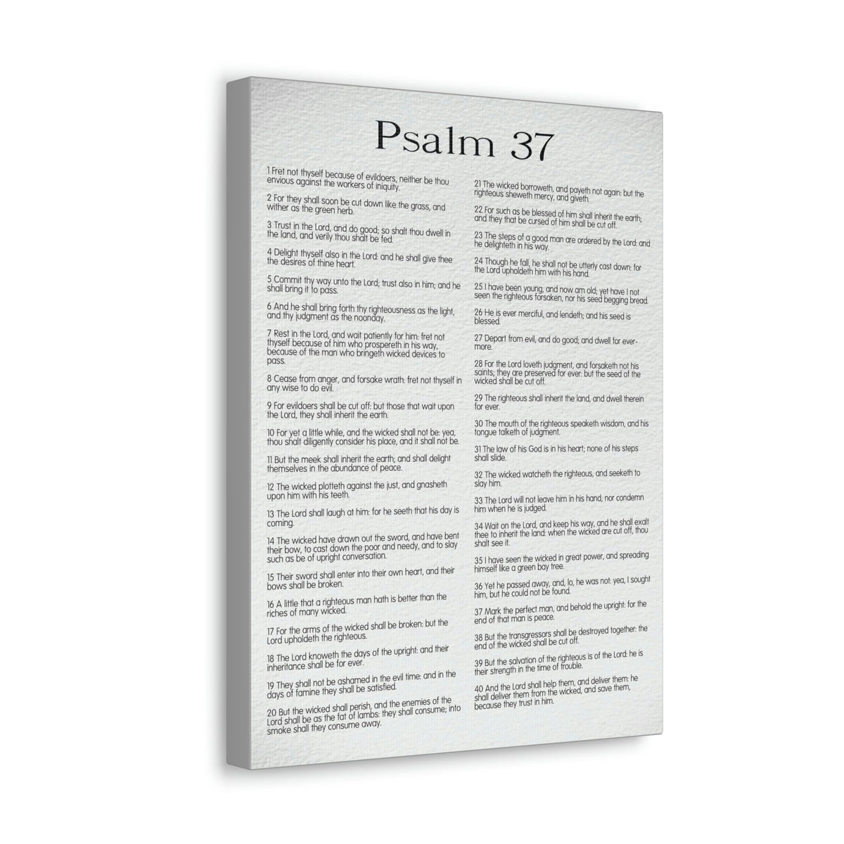 Scripture Walls Psalm 37 Delighting in His Righteousness Christian Wall Art Bible Verse Print Ready to Hang Unframed-Express Your Love Gifts