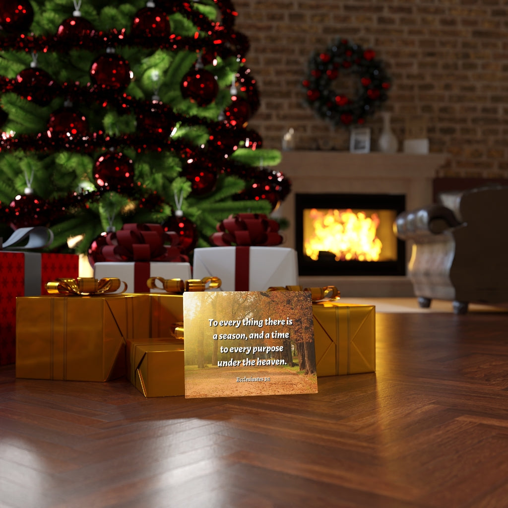 Scripture Walls Purpose Ecclesiastes 3:1 Bible Verse Canvas Christian Wall Art Ready to Hang Unframed-Express Your Love Gifts