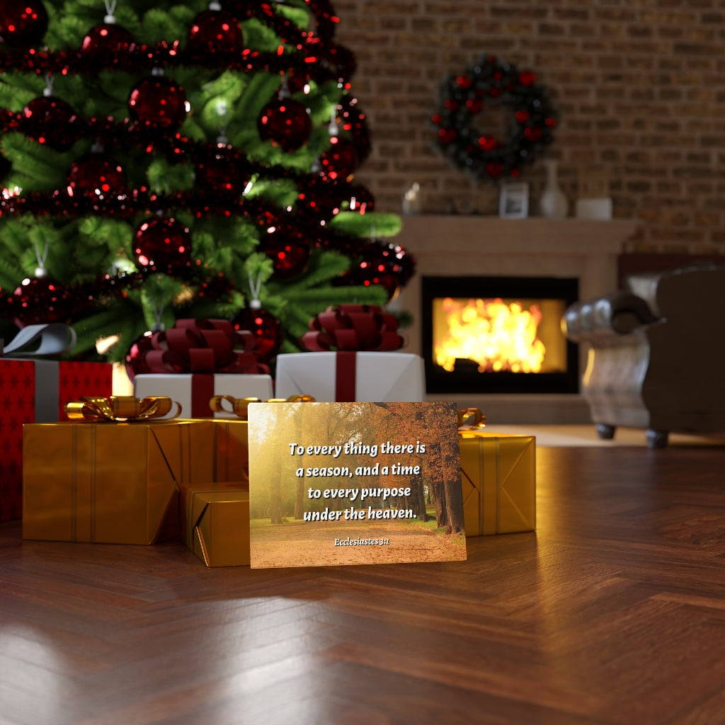 Scripture Walls Purpose Ecclesiastes 3:1 Bible Verse Canvas Christian Wall Art Ready to Hang Unframed-Express Your Love Gifts