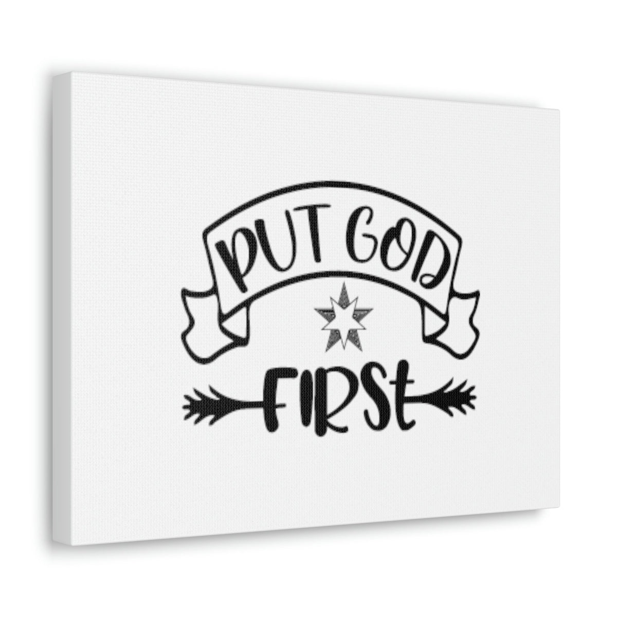 Scripture Walls Put God First Matthew 6:33 Christian Wall Art Bible Verse Print Ready to Hang Unframed-Express Your Love Gifts