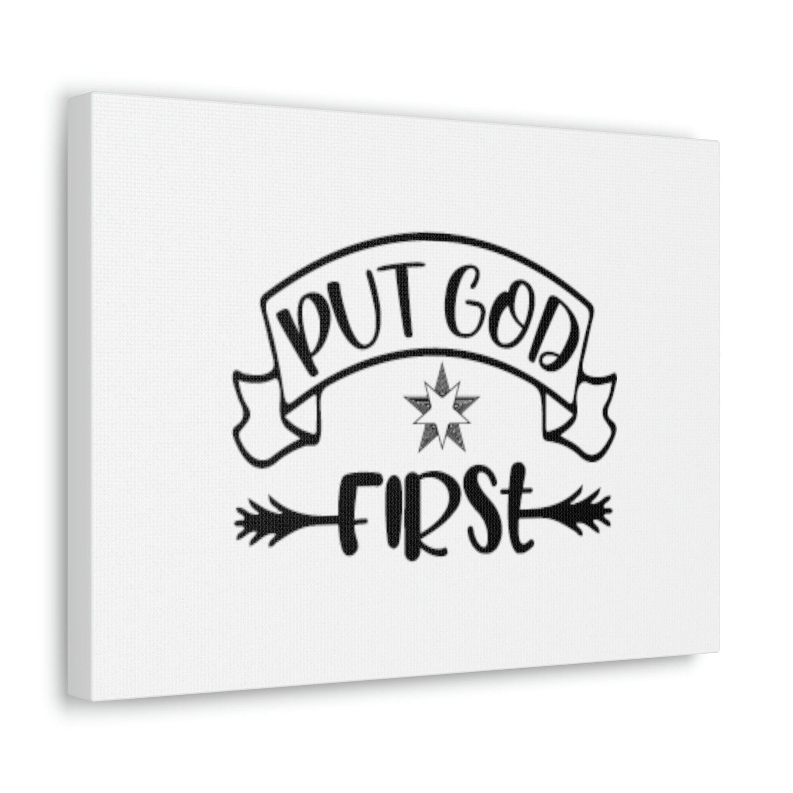 Scripture Walls Put God First Matthew 6:33 Christian Wall Art Bible Verse Print Ready to Hang Unframed-Express Your Love Gifts