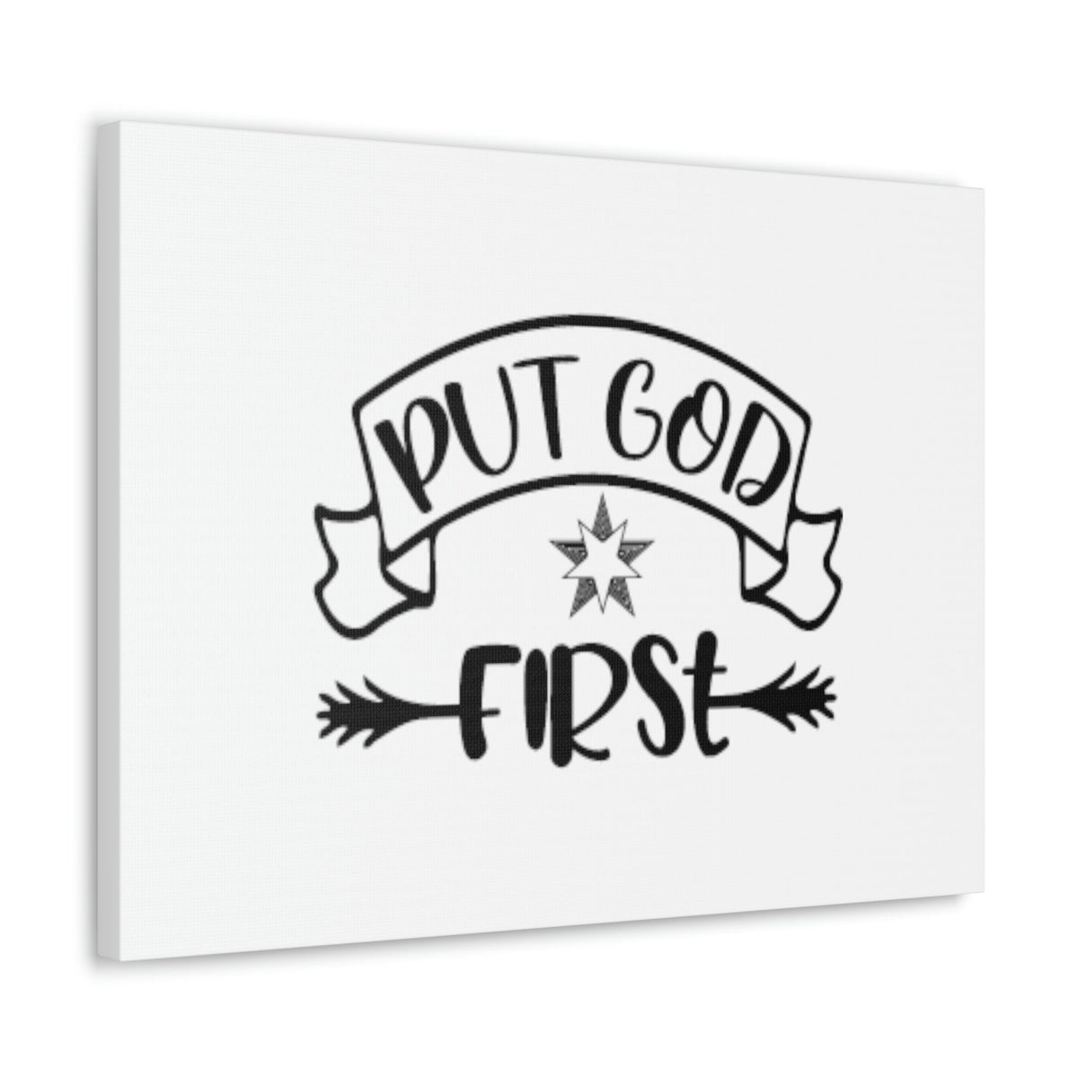 Scripture Walls Put God First Matthew 6:33 Christian Wall Art Bible Verse Print Ready to Hang Unframed-Express Your Love Gifts