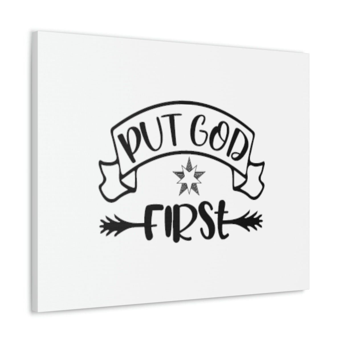 Scripture Walls Put God First Matthew 6:33 Christian Wall Art Bible Verse Print Ready to Hang Unframed-Express Your Love Gifts