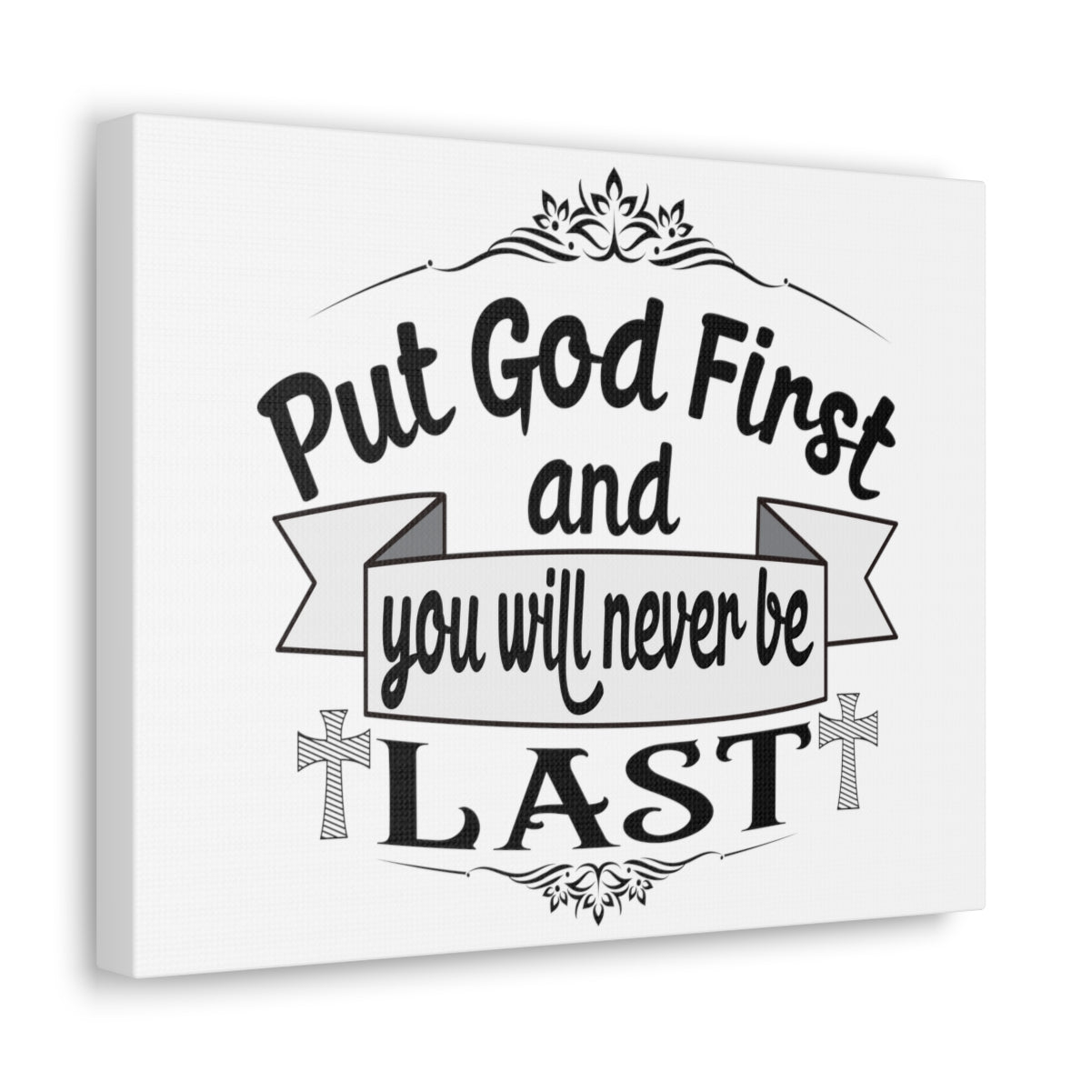 Scripture Walls Put God First Matthew 6:33 Christian Wall Art Print Ready to Hang Unframed-Express Your Love Gifts