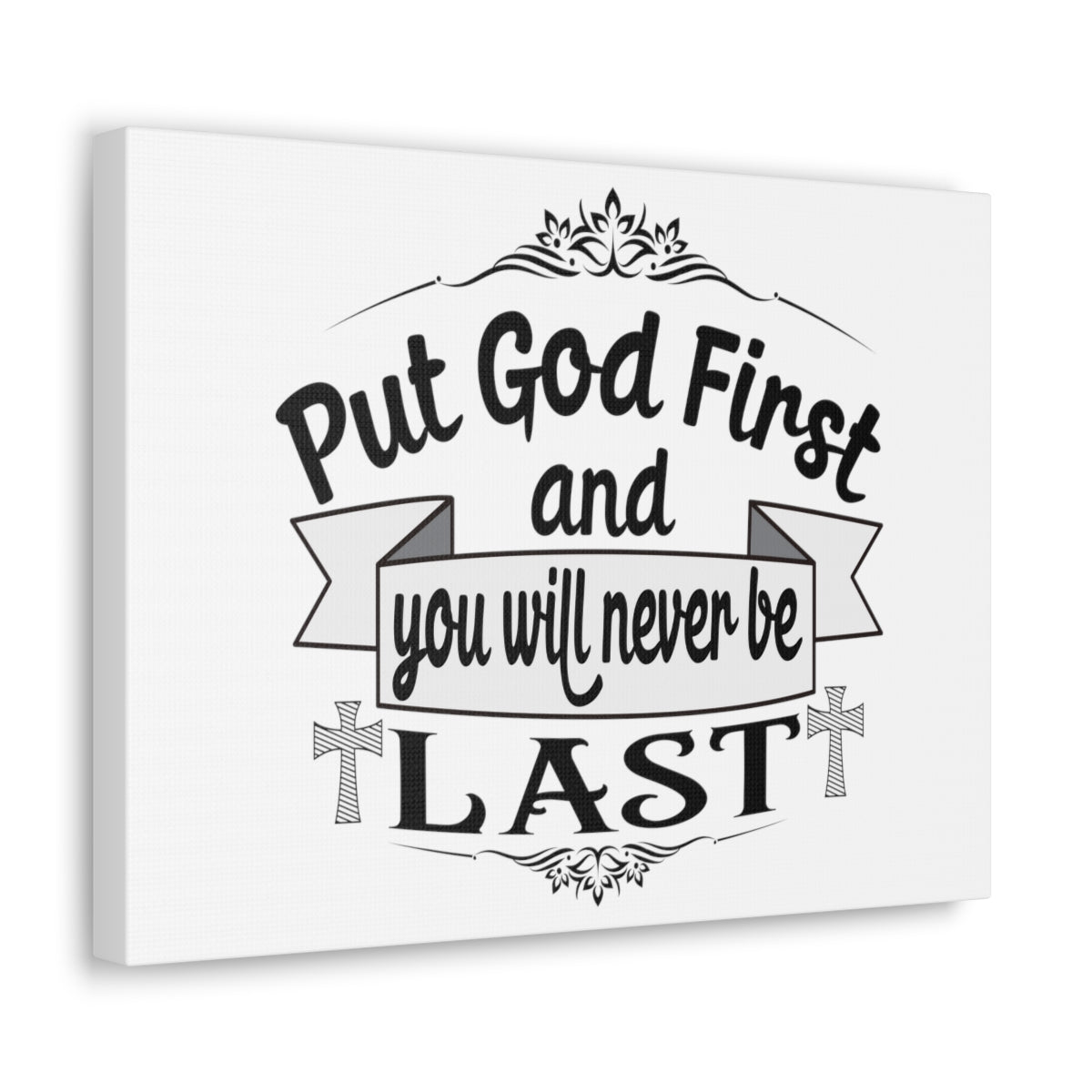 Scripture Walls Put God First Matthew 6:33 Christian Wall Art Print Ready to Hang Unframed-Express Your Love Gifts