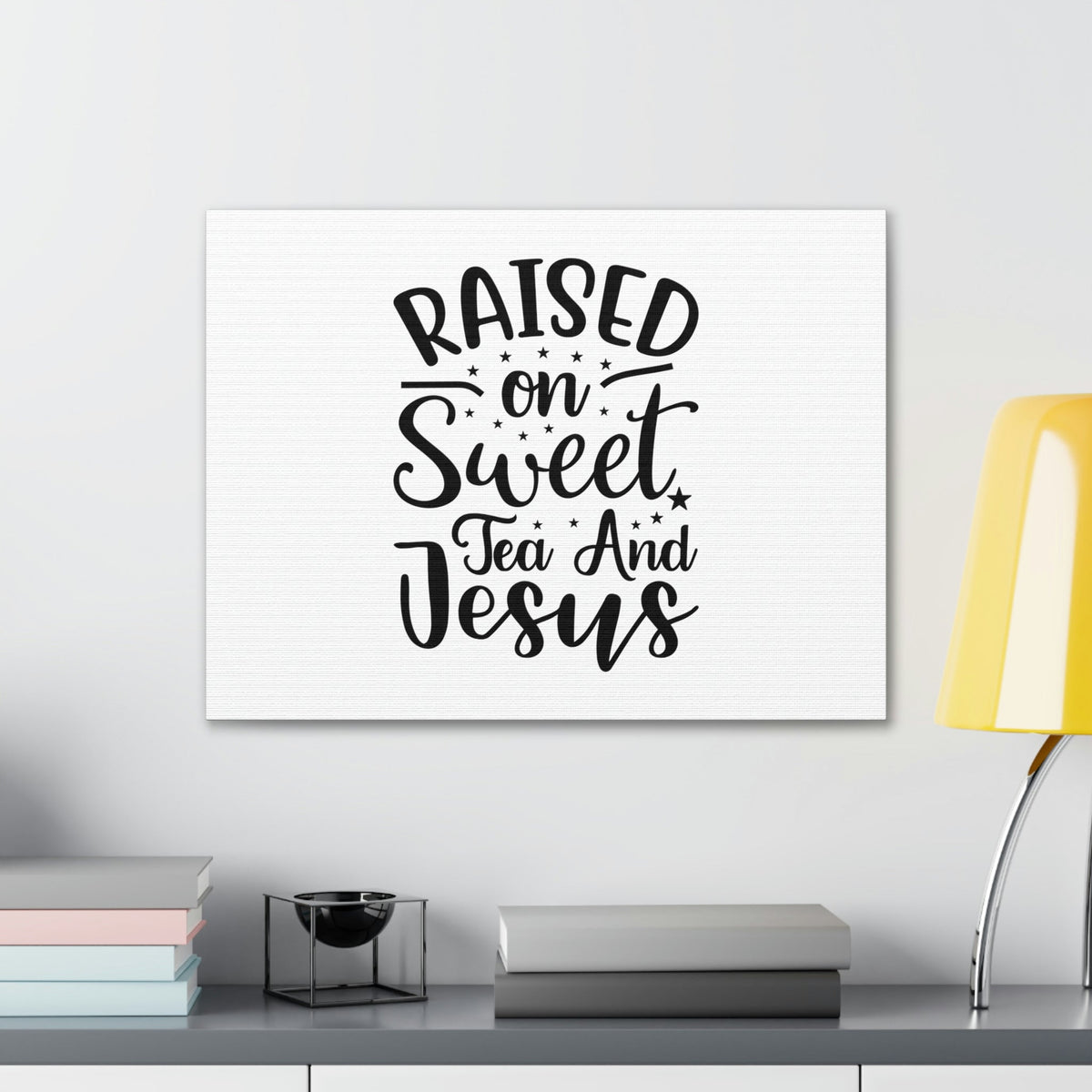 Scripture Walls Raised On Sweet Tea 1 Corinthians 6:14 Christian Wall Art Bible Verse Print Ready to Hang Unframed-Express Your Love Gifts