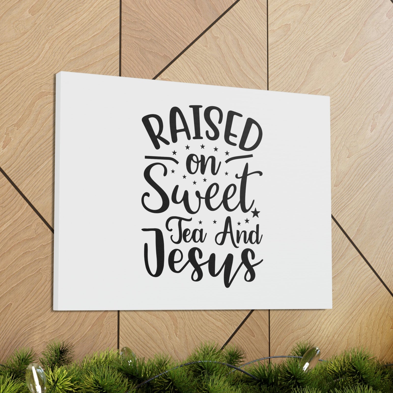 Scripture Walls Raised On Sweet Tea 1 Corinthians 6:14 Christian Wall Art Bible Verse Print Ready to Hang Unframed-Express Your Love Gifts