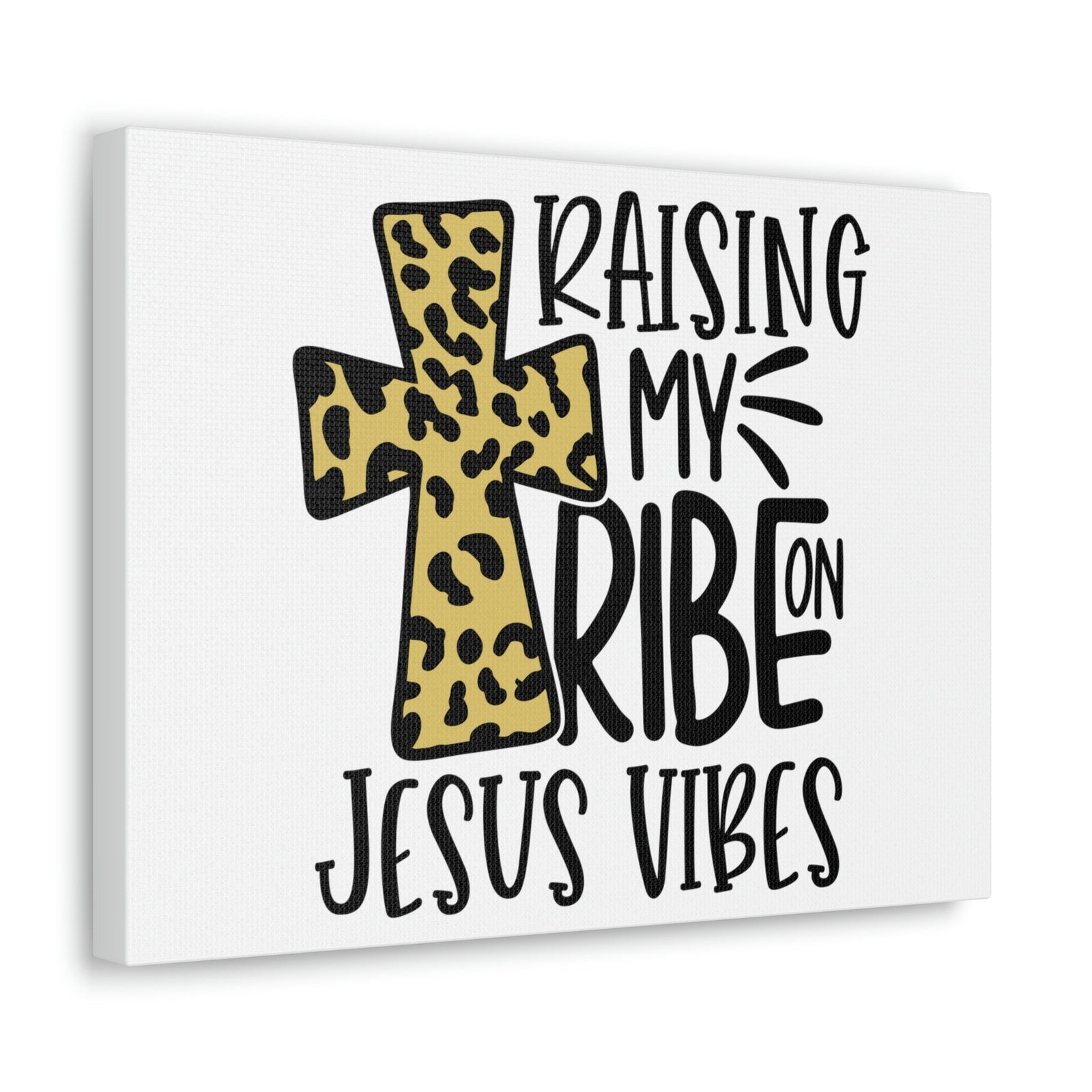 Scripture Walls Raising My Tribe On Jesus Vibes Luke 18:27 Christian Wall Art Print Ready to Hang Unframed-Express Your Love Gifts