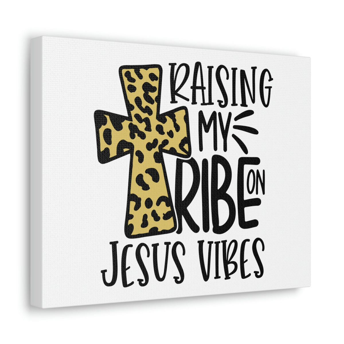 Scripture Walls Raising My Tribe On Jesus Vibes Luke 18:27 Christian Wall Art Print Ready to Hang Unframed-Express Your Love Gifts