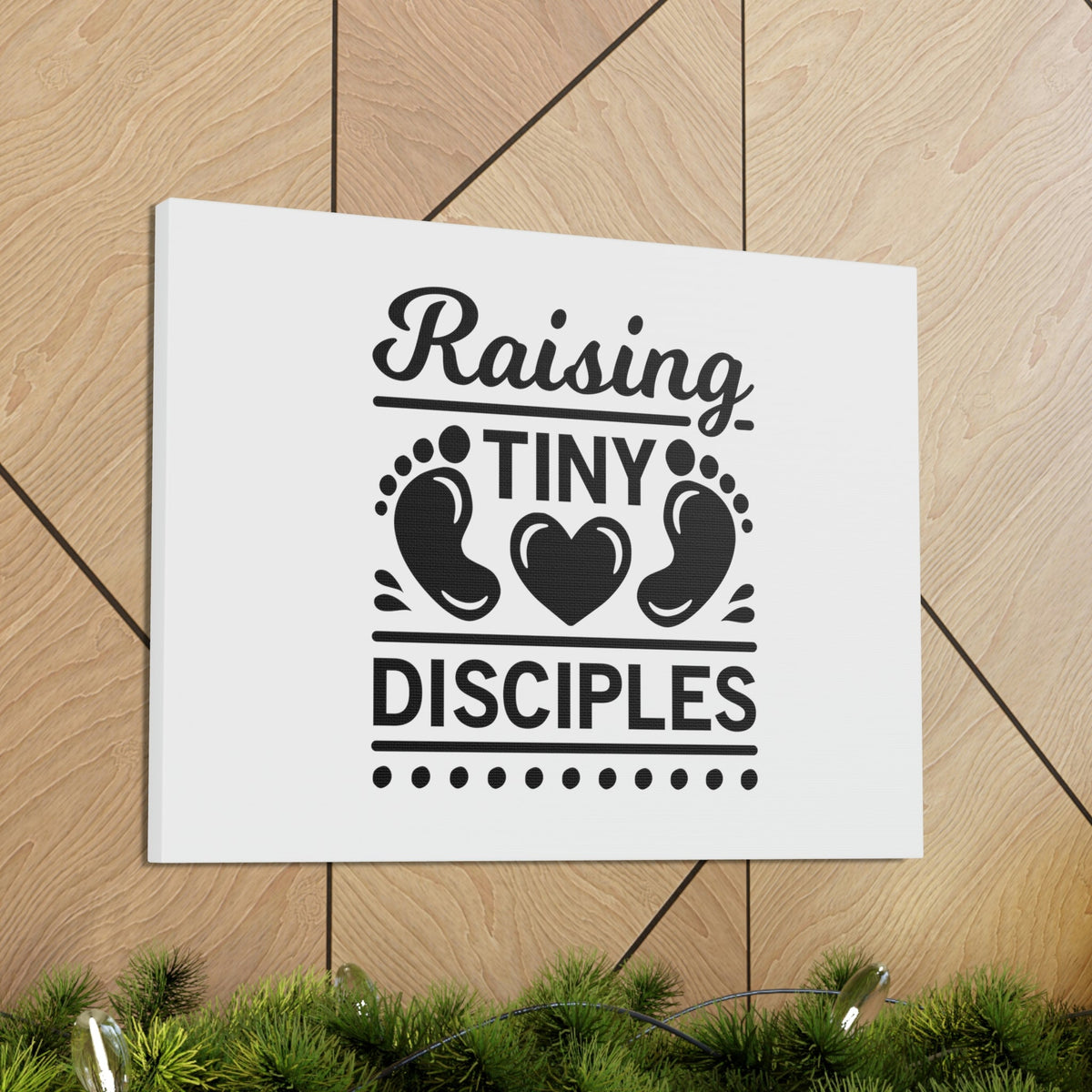 Scripture Walls Raising Tiny Disciples 1 Corinthians 11:1 Christian Wall Art Bible Verse Print Ready to Hang Unframed-Express Your Love Gifts