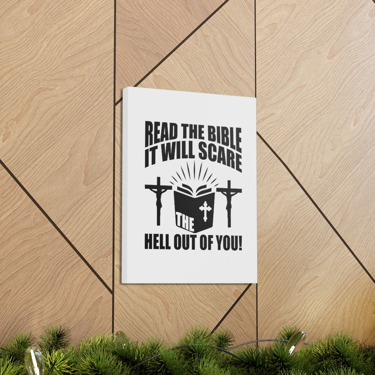 Scripture Walls Read The Bible 2 Timothy 3:16 Cross Christian Wall Art Bible Verse Print Ready to Hang Unframed-Express Your Love Gifts