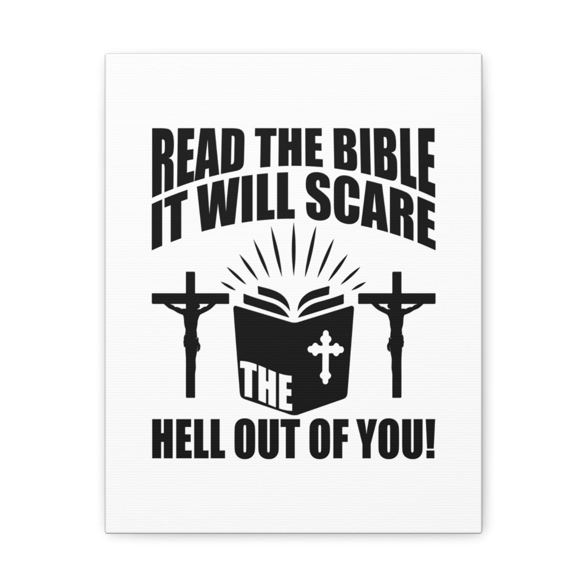 Scripture Walls Read The Bible 2 Timothy 3:16 Cross Christian Wall Art Bible Verse Print Ready to Hang Unframed-Express Your Love Gifts