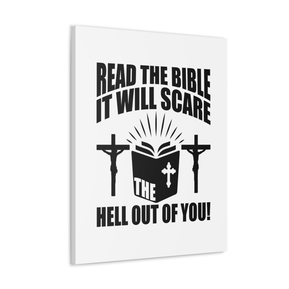 Scripture Walls Read The Bible 2 Timothy 3:16 Cross Christian Wall Art Bible Verse Print Ready to Hang Unframed-Express Your Love Gifts
