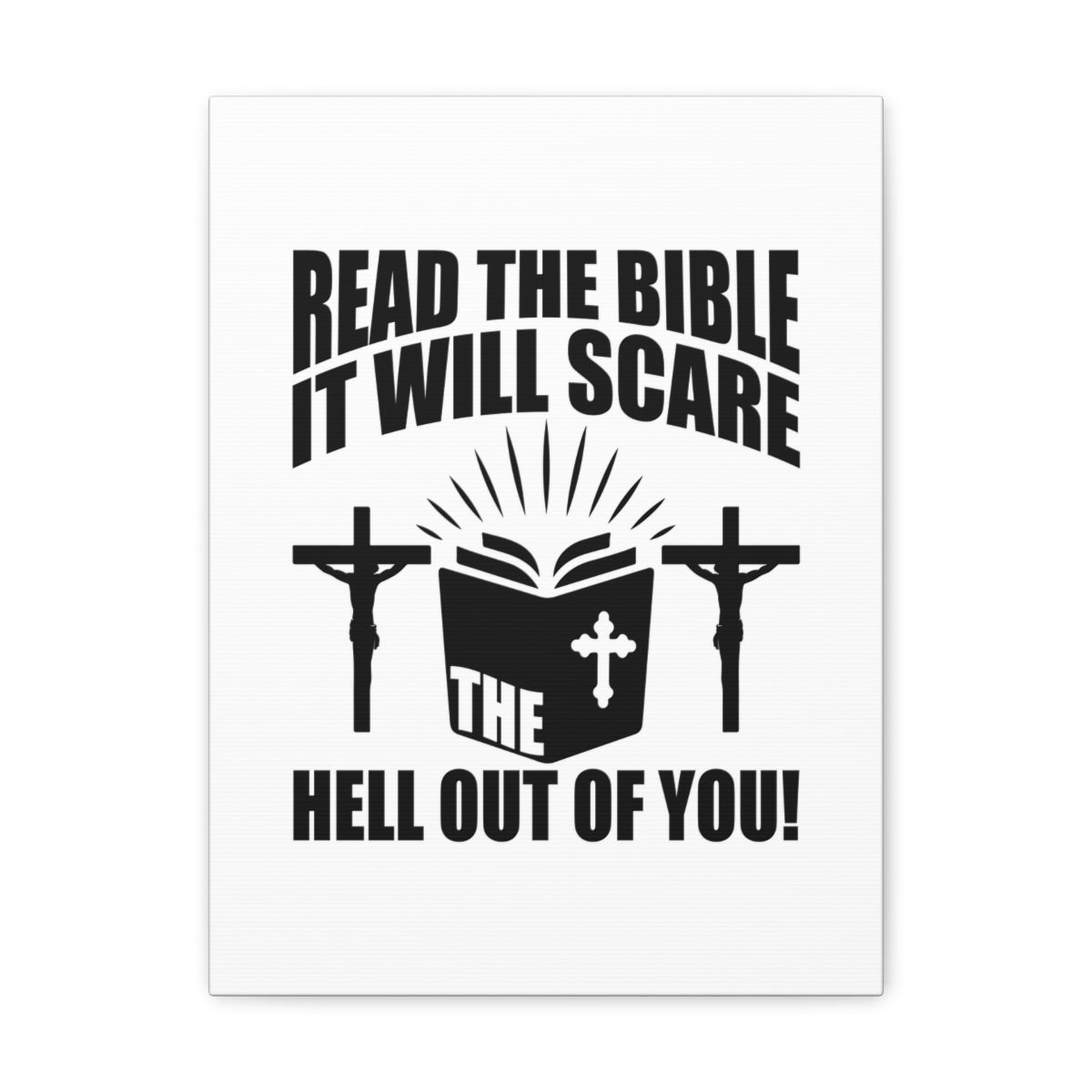 Scripture Walls Read The Bible 2 Timothy 3:16 Cross Christian Wall Art Bible Verse Print Ready to Hang Unframed-Express Your Love Gifts
