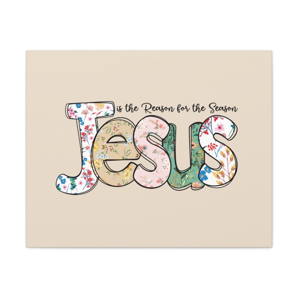 Scripture Walls Reason For The Season 1 Timothy 1:16 Bible Verse Canvas Christian Wall Art Ready to Hang Unframed-Express Your Love Gifts
