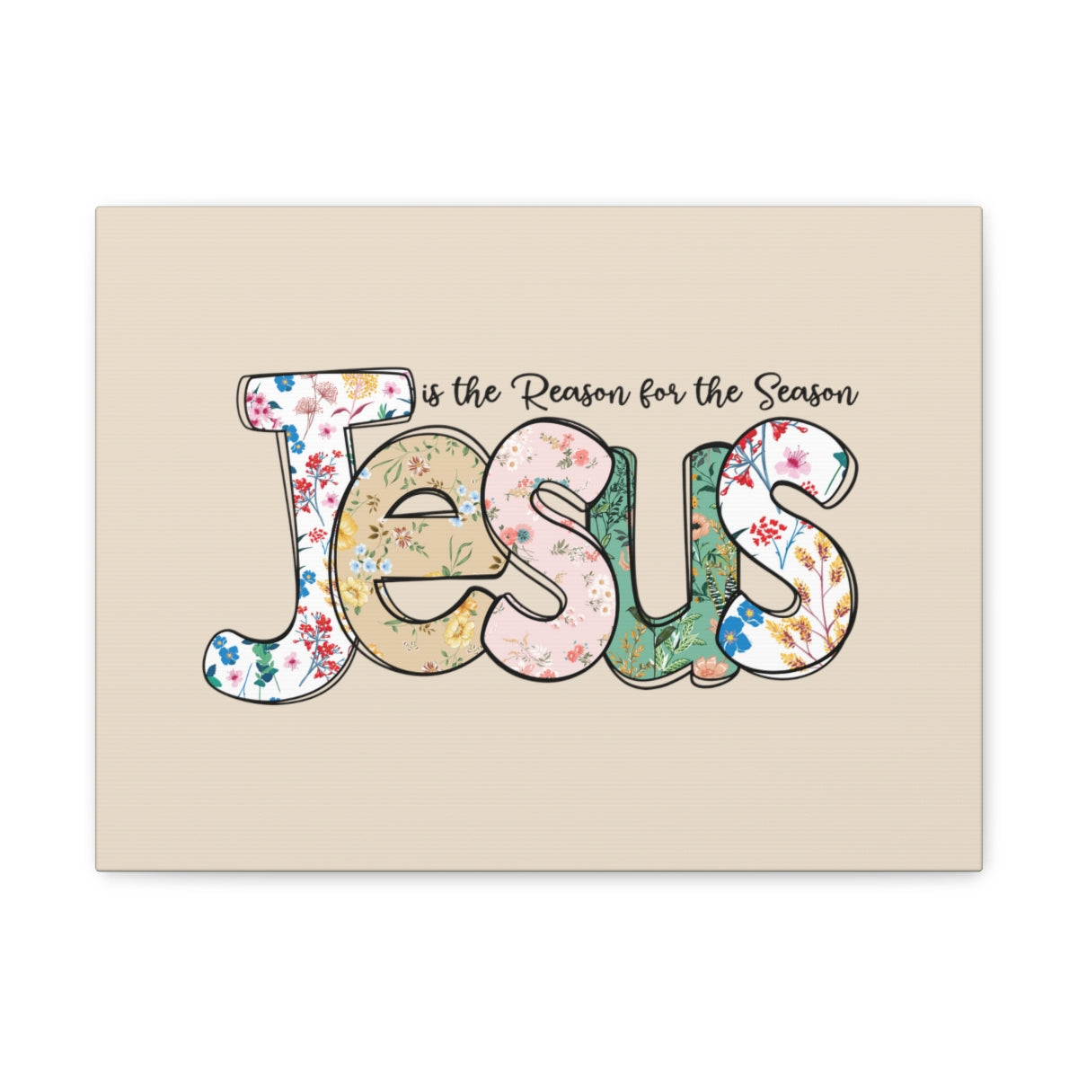 Scripture Walls Reason For The Season 1 Timothy 1:16 Bible Verse Canvas Christian Wall Art Ready to Hang Unframed-Express Your Love Gifts