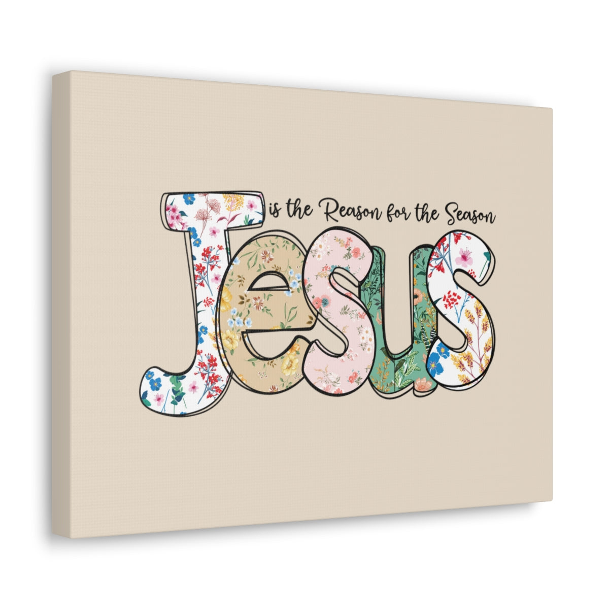 Scripture Walls Reason For The Season 1 Timothy 1:16 Bible Verse Canvas Christian Wall Art Ready to Hang Unframed-Express Your Love Gifts