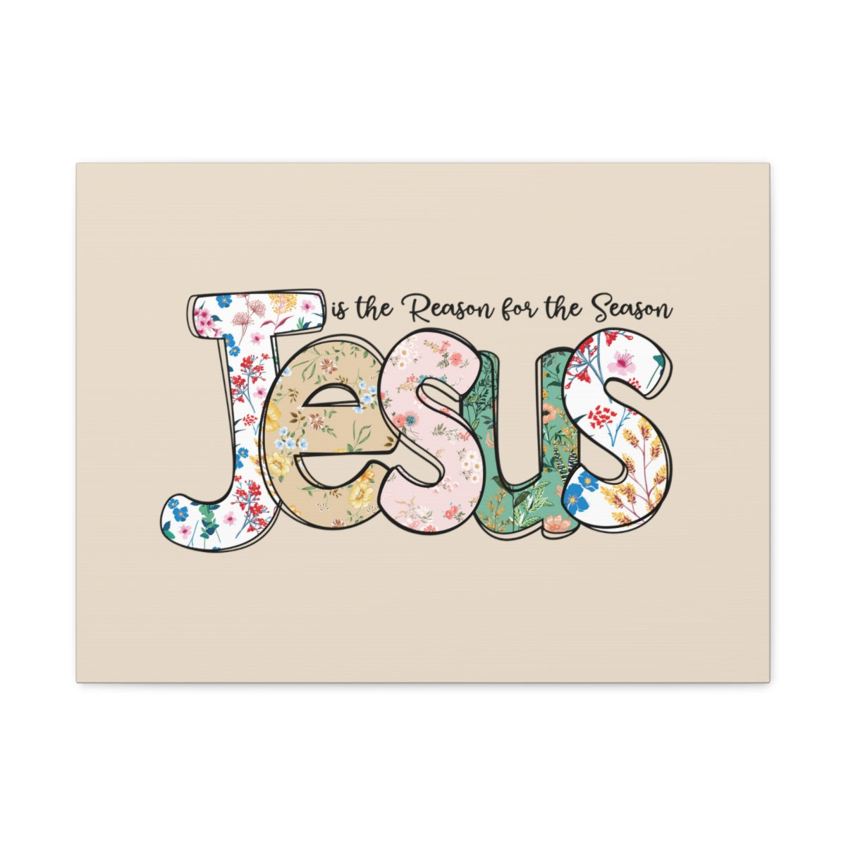 Scripture Walls Reason For The Season 1 Timothy 1:16 Bible Verse Canvas Christian Wall Art Ready to Hang Unframed-Express Your Love Gifts