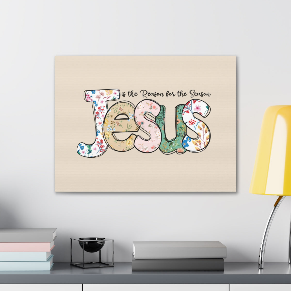 Scripture Walls Reason For The Season 1 Timothy 1:16 Bible Verse Canvas Christian Wall Art Ready to Hang Unframed-Express Your Love Gifts