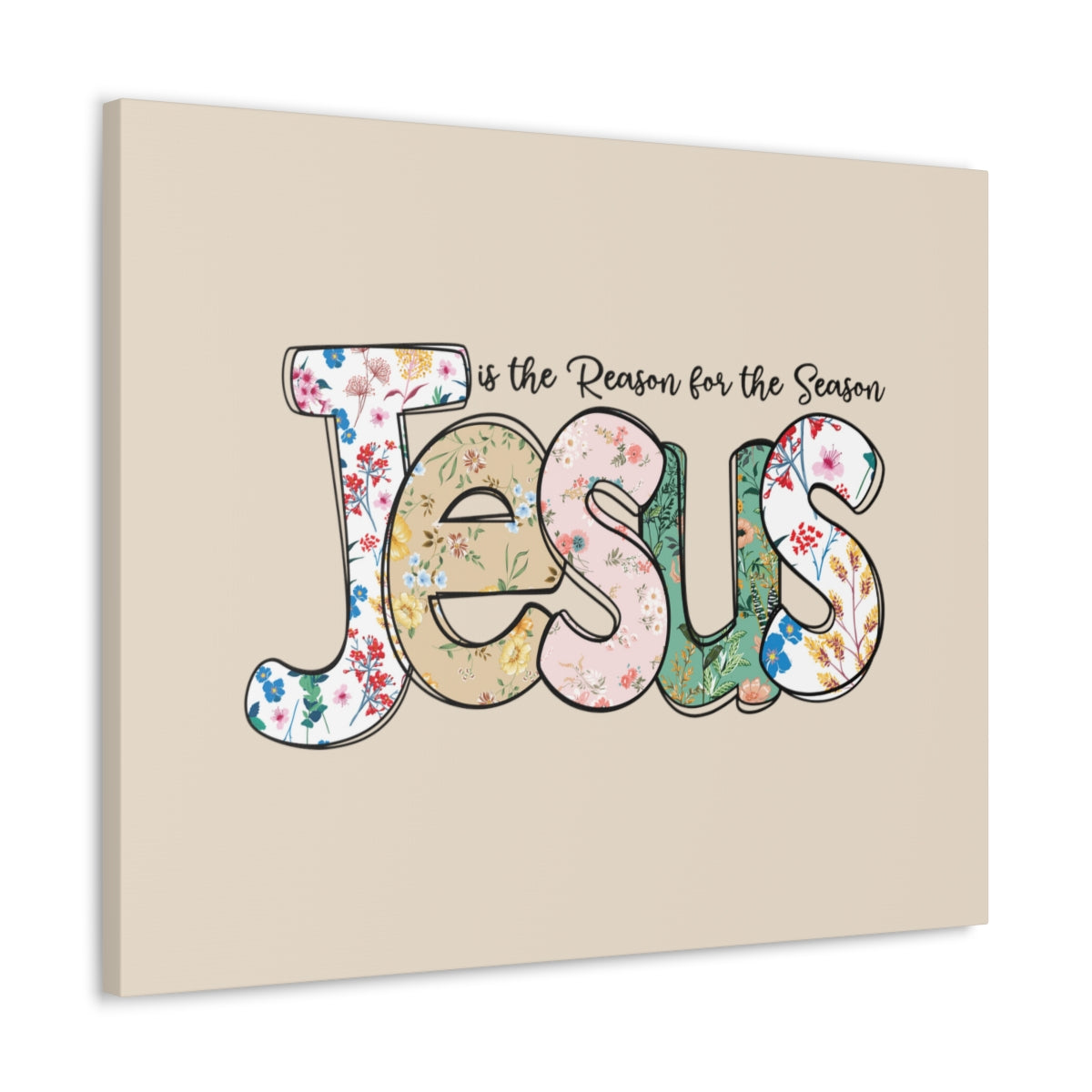 Scripture Walls Reason For The Season 1 Timothy 1:16 Bible Verse Canvas Christian Wall Art Ready to Hang Unframed-Express Your Love Gifts