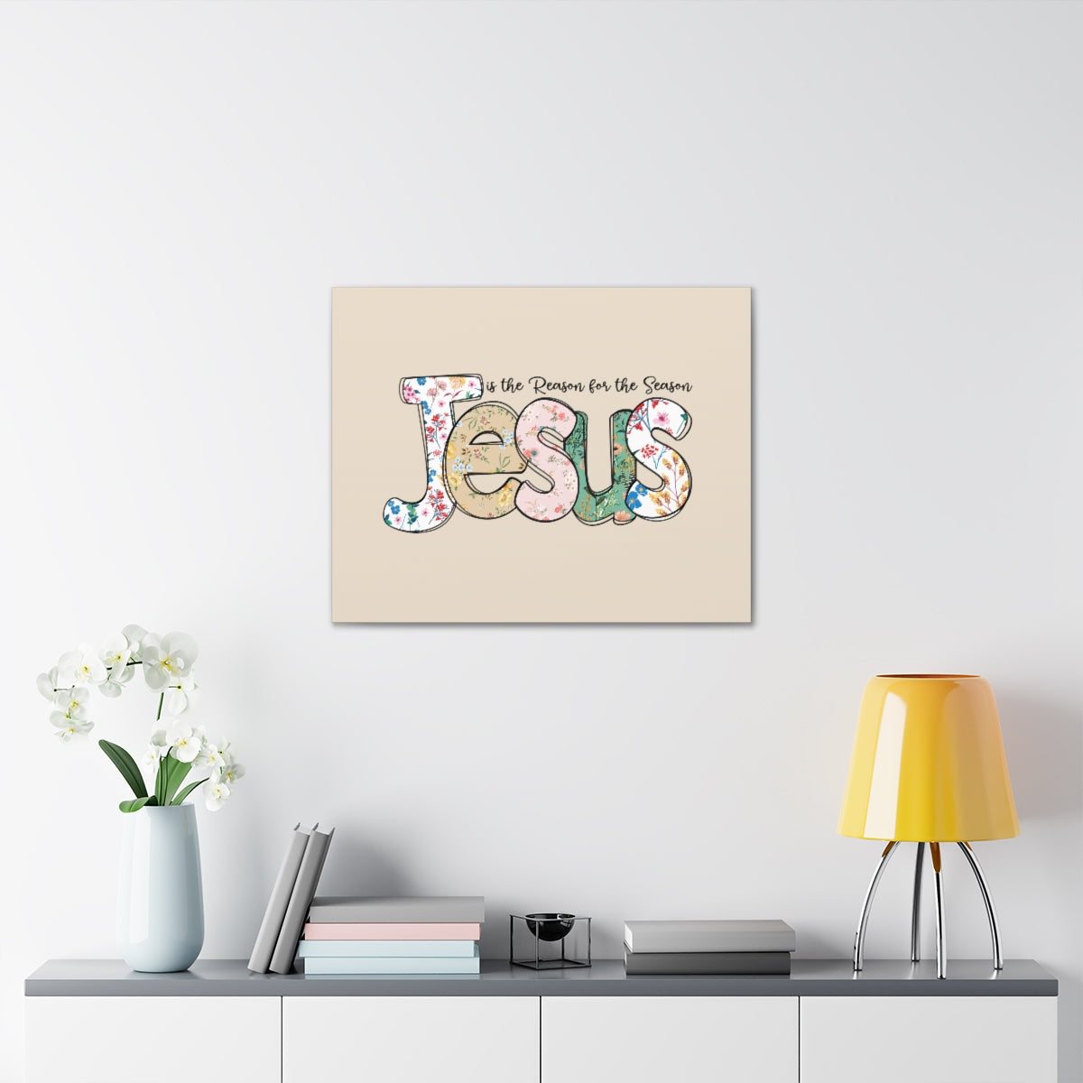 Scripture Walls Reason For The Season 1 Timothy 1:16 Bible Verse Canvas Christian Wall Art Ready to Hang Unframed-Express Your Love Gifts